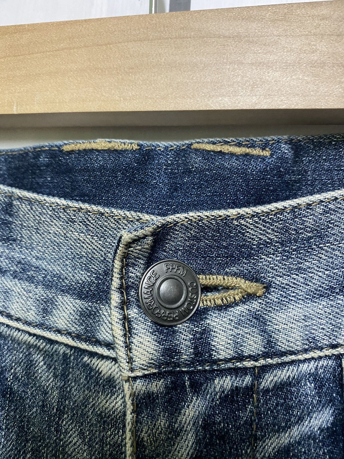 Japanese Brand × PPFM PPFM Distressed Colour Curved Jeans Size US 32 / EU 48 - 11 Thumbnail