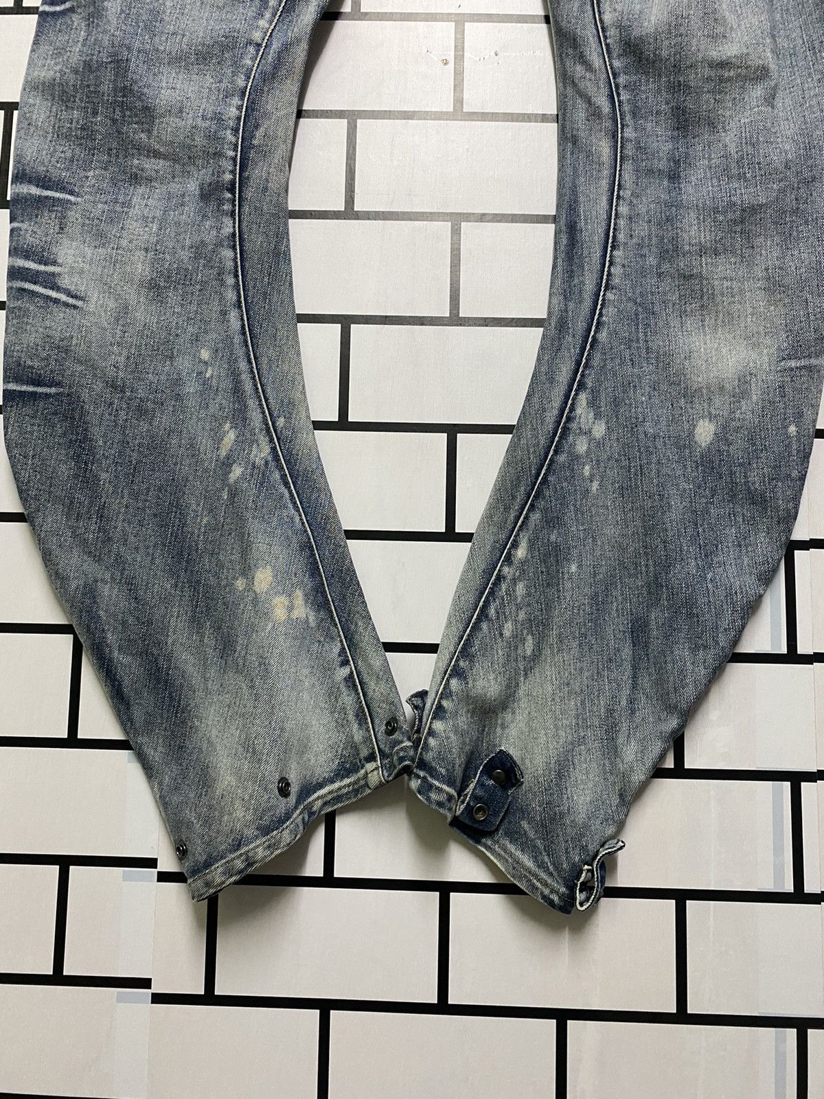 Japanese Brand × PPFM PPFM Distressed Colour Curved Jeans Size US 32 / EU 48 - 12 Thumbnail