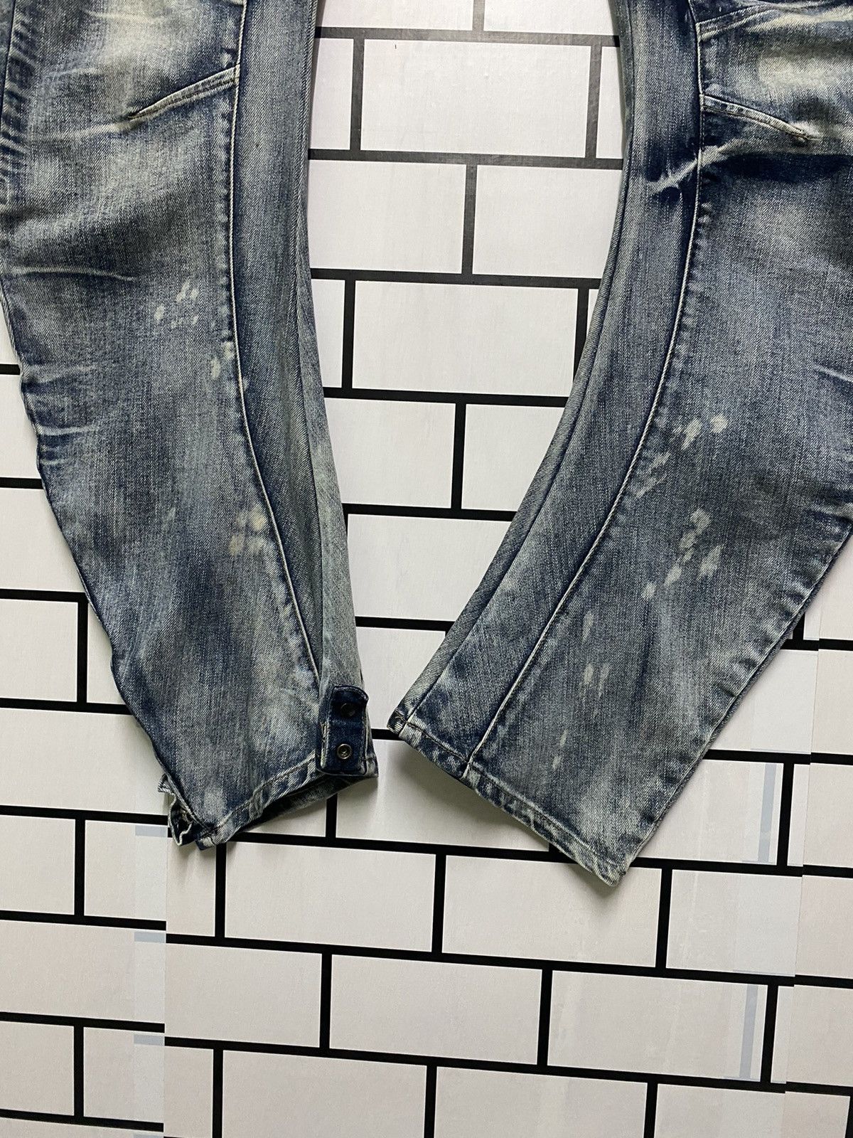Japanese Brand × PPFM PPFM Distressed Colour Curved Jeans Size US 32 / EU 48 - 5 Thumbnail