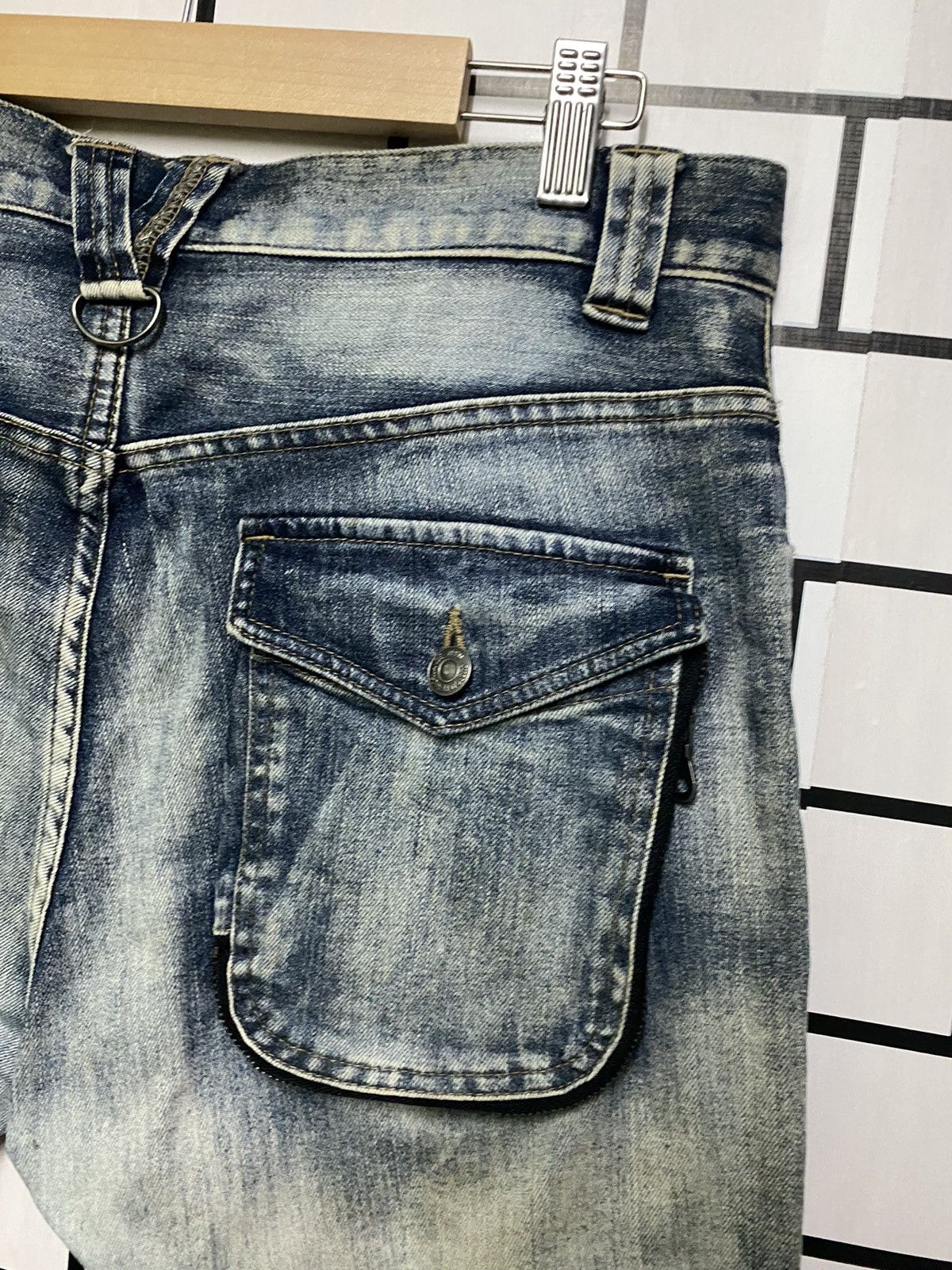 Japanese Brand × PPFM PPFM Distressed Colour Curved Jeans Size US 32 / EU 48 - 16 Thumbnail