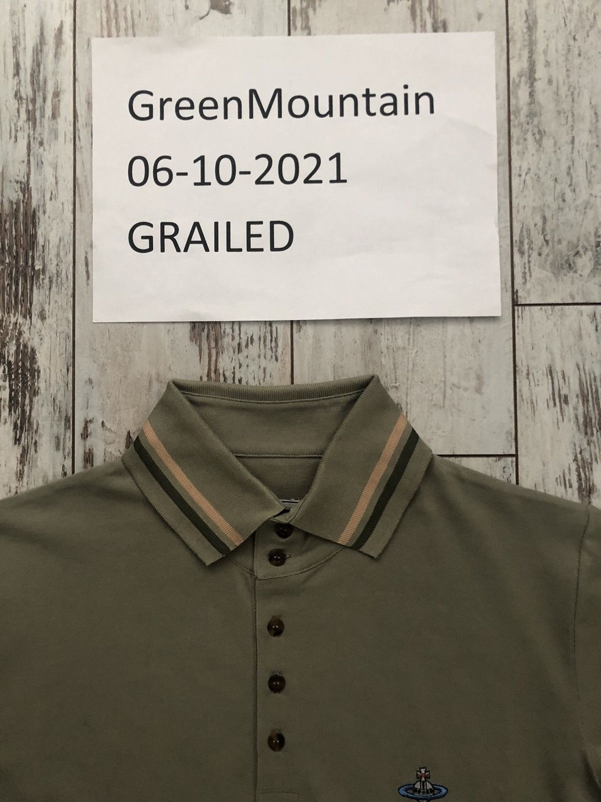 Vivienne Westwood Chest Orb Logo Krall Polo Size US L / EU 52-54 / 3 - 3 Thumbnail