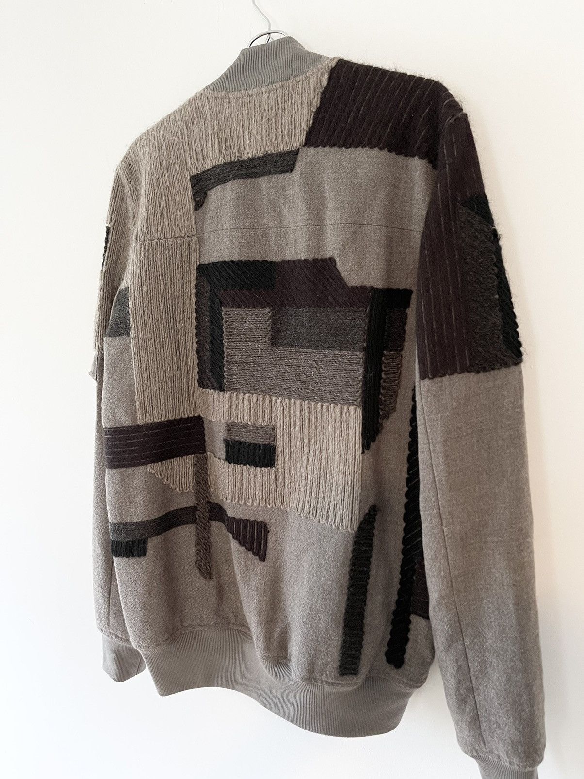 Rick Owens FW16 Mastodon Embroidered Wool Bomber Size US M / EU 48-50 / 2 - 16 Thumbnail