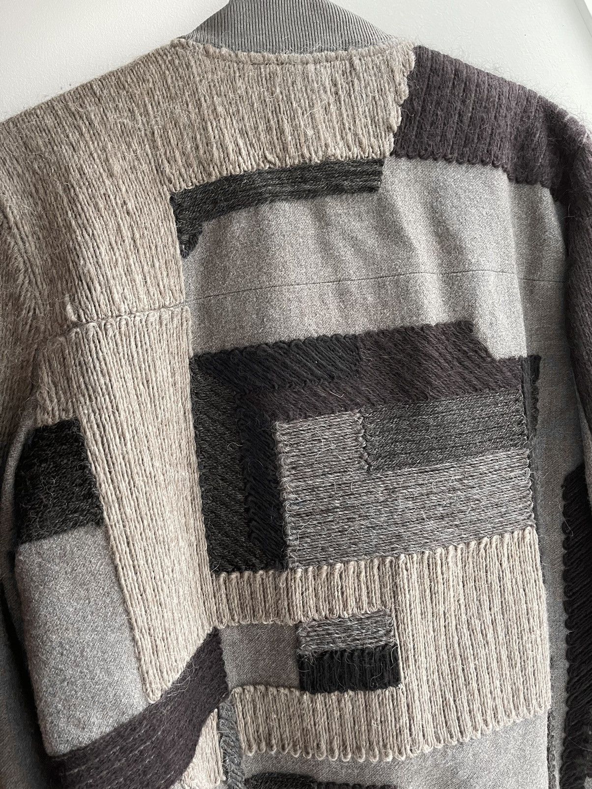 Rick Owens FW16 Mastodon Embroidered Wool Bomber Size US M / EU 48-50 / 2 - 5 Thumbnail