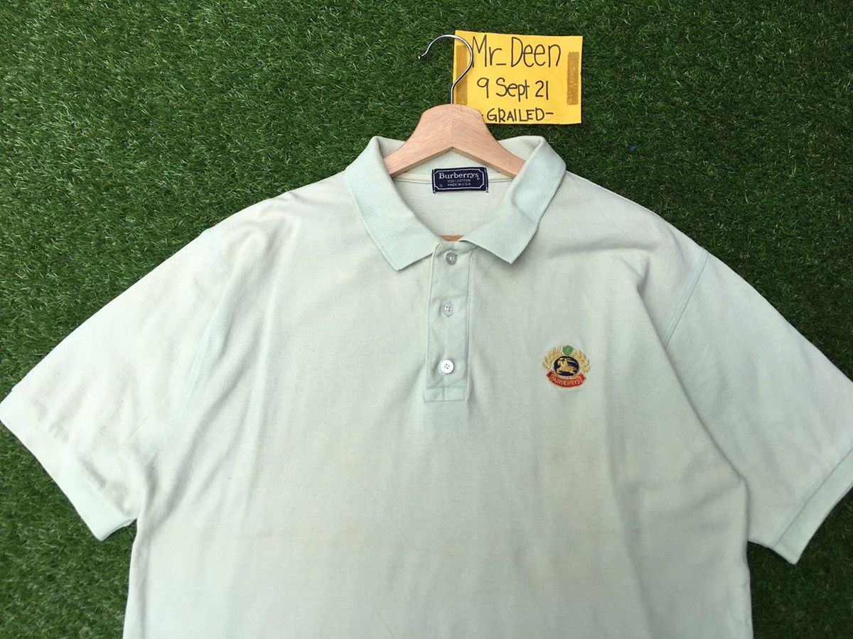 Burberry Vintage 90s Burberry Polo Shirt Size US M / EU 48-50 / 2 - 6 Thumbnail