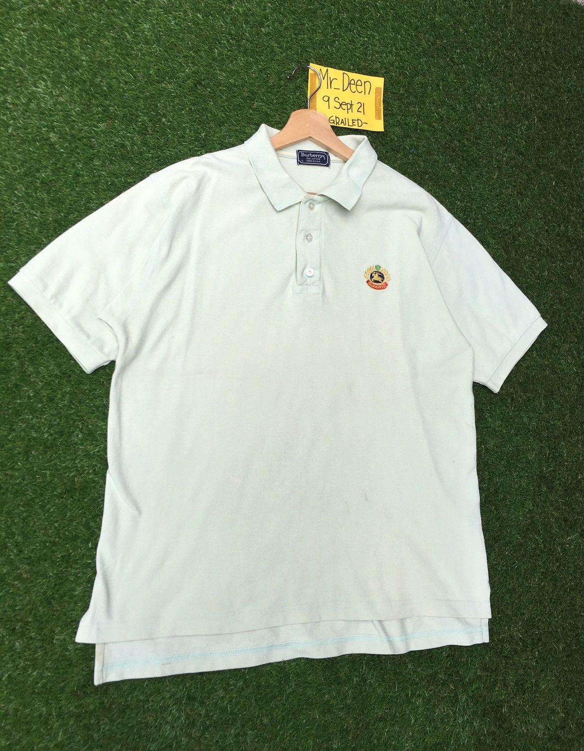 Burberry Vintage 90s Burberry Polo Shirt Size US M / EU 48-50 / 2 - 3 Thumbnail