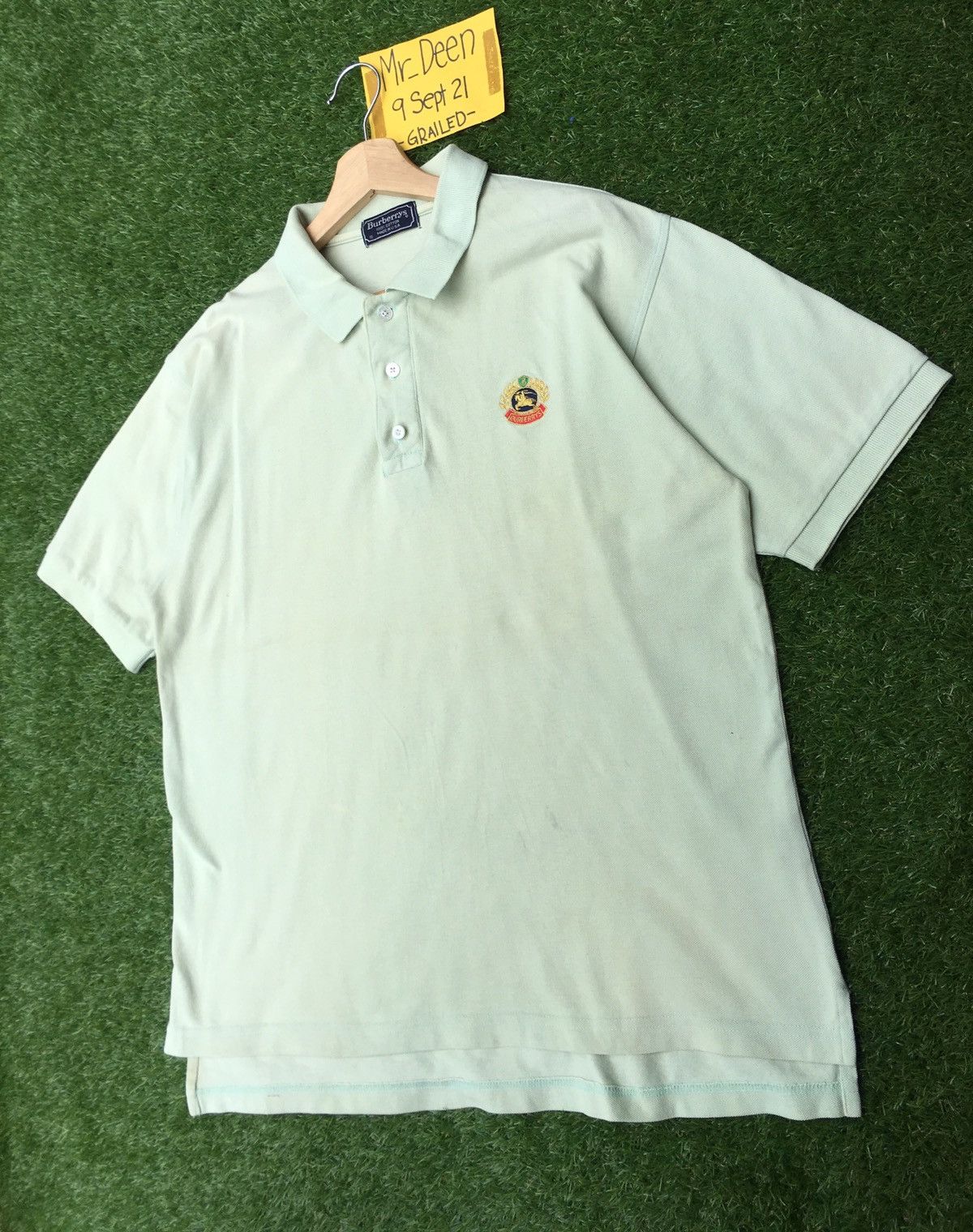 Burberry Vintage 90s Burberry Polo Shirt Size US M / EU 48-50 / 2 - 4 Thumbnail