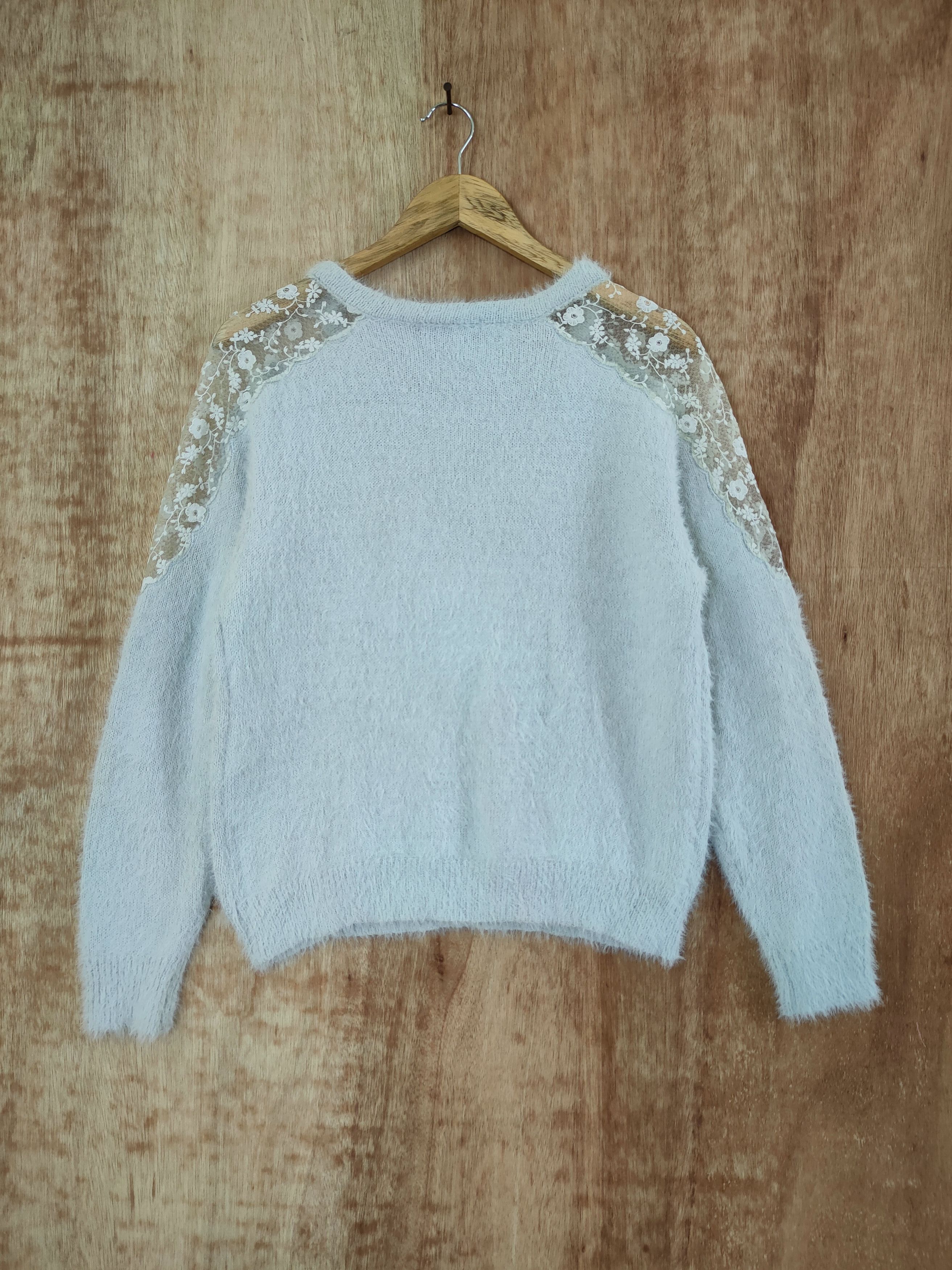 Homespun Knitwear D Igni shag shaggy mohair fur knitwear japan art #46-484 Size US S / EU 44-46 / 1 - 7 Thumbnail