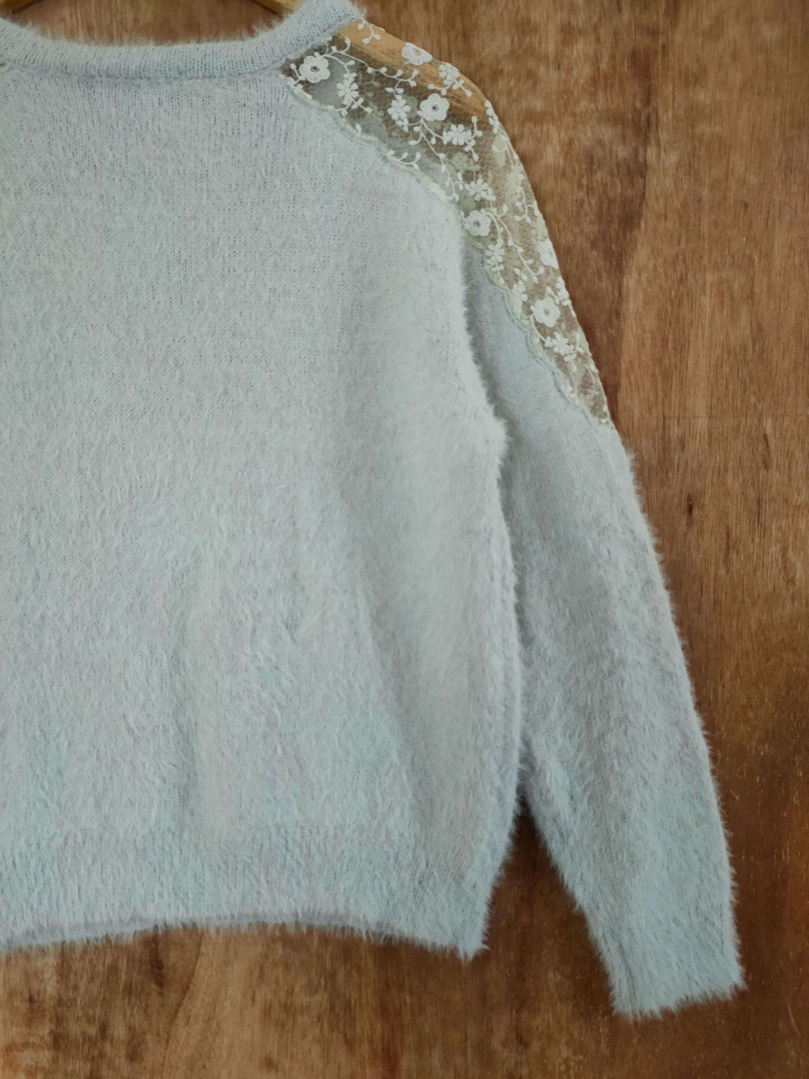Homespun Knitwear D Igni shag shaggy mohair fur knitwear japan art #46-484 Size US S / EU 44-46 / 1 - 9 Thumbnail