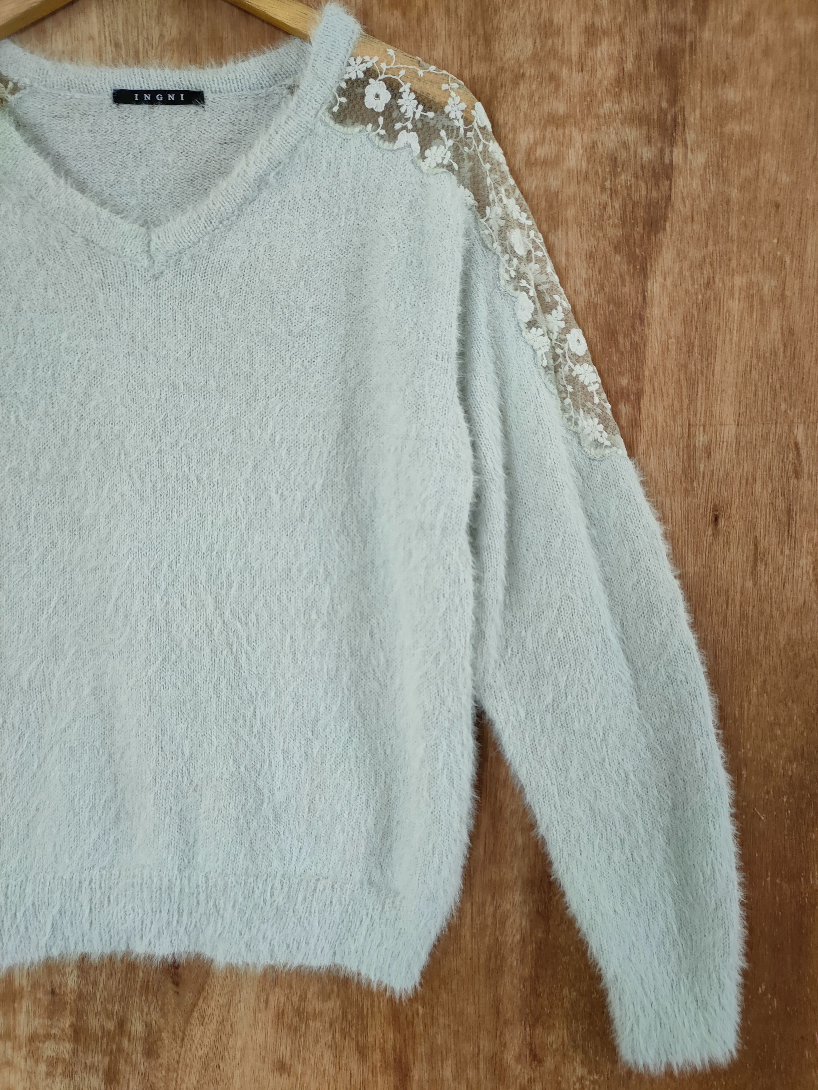 Homespun Knitwear D Igni shag shaggy mohair fur knitwear japan art #46-484 Size US S / EU 44-46 / 1 - 3 Thumbnail
