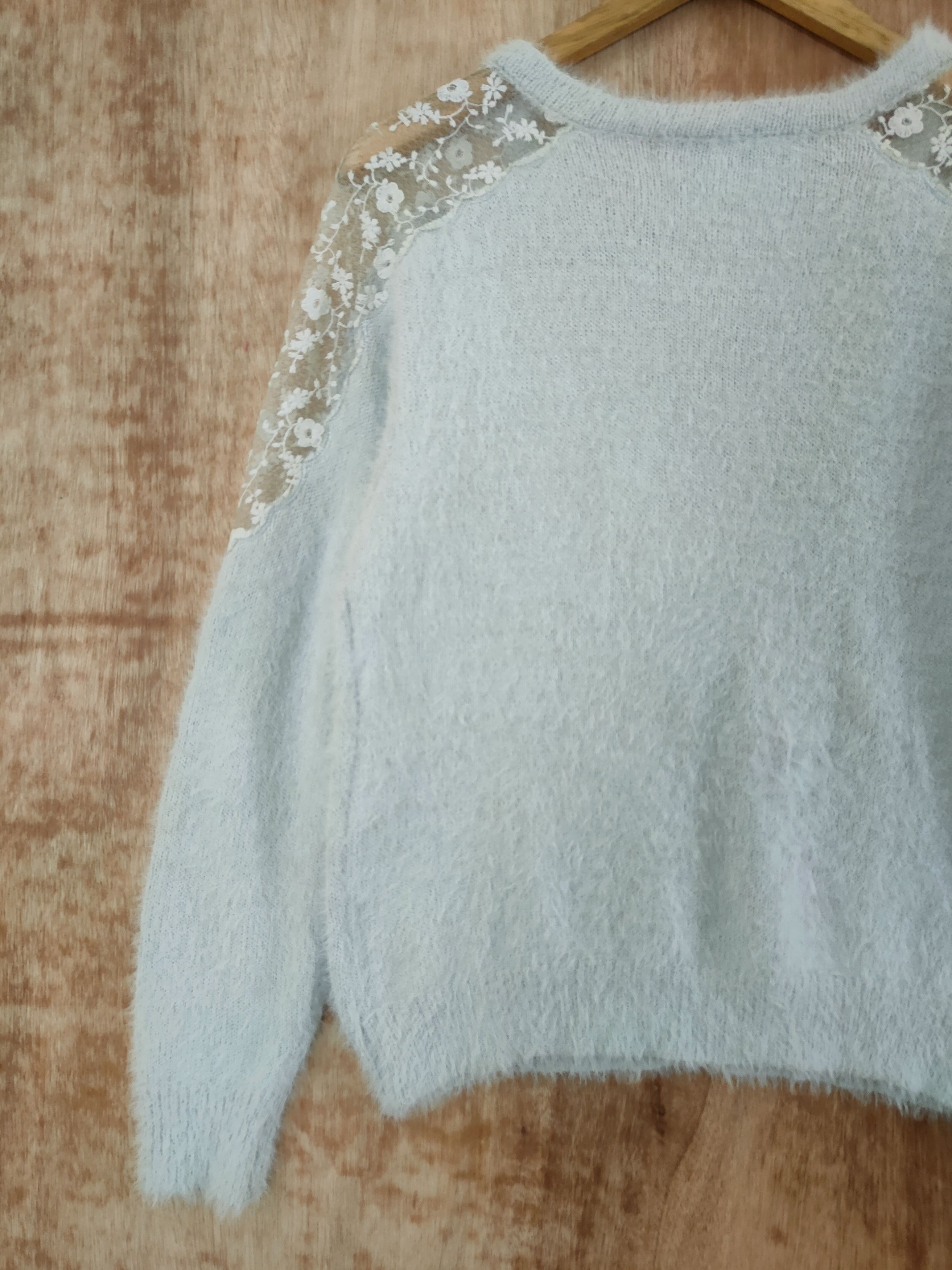 Homespun Knitwear D Igni shag shaggy mohair fur knitwear japan art #46-484 Size US S / EU 44-46 / 1 - 8 Thumbnail