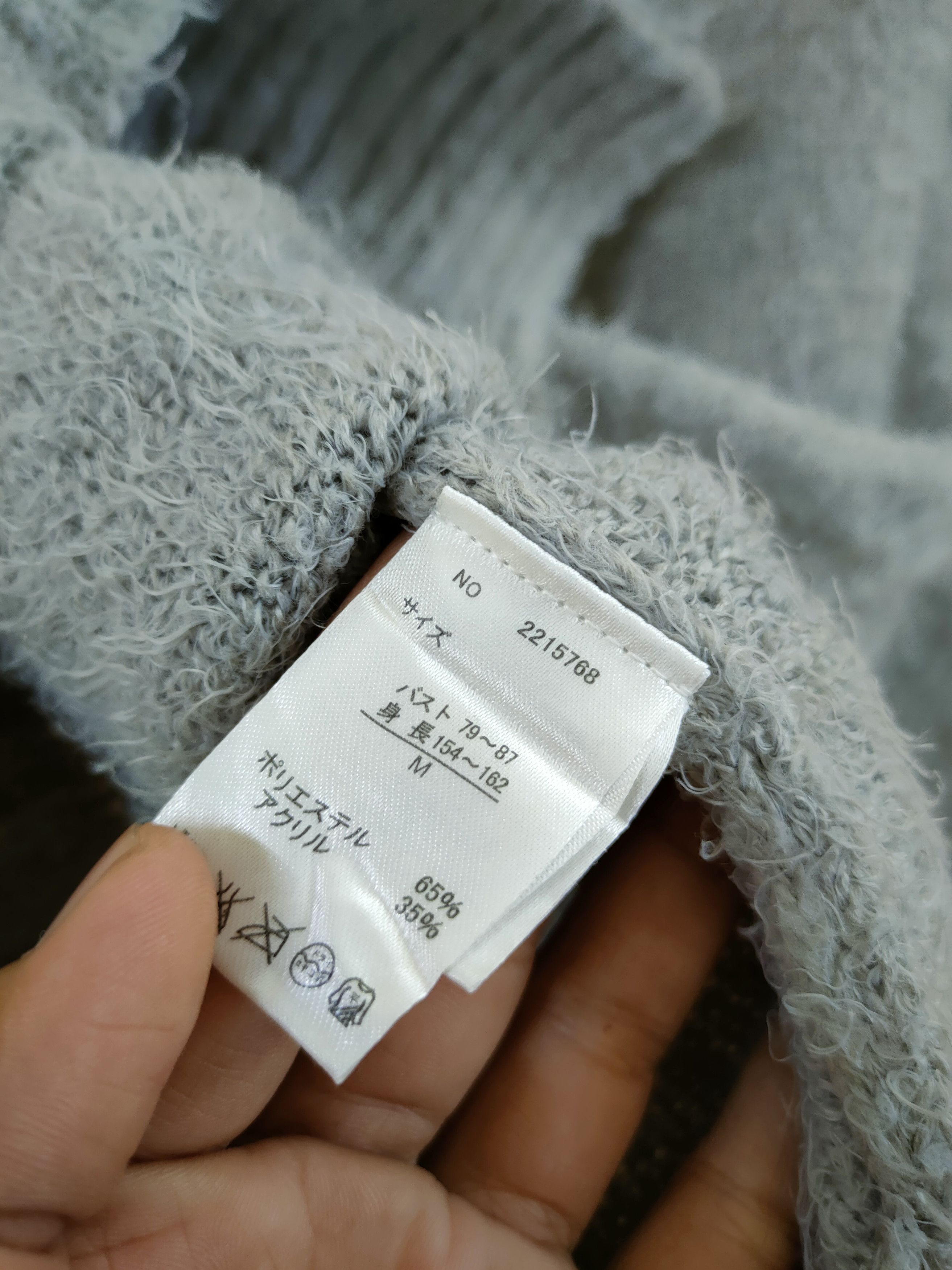 Homespun Knitwear DL L.Espoir japan mohair fur shag shaggy knitwear #46-490 Size US S / EU 44-46 / 1 - 6 Thumbnail