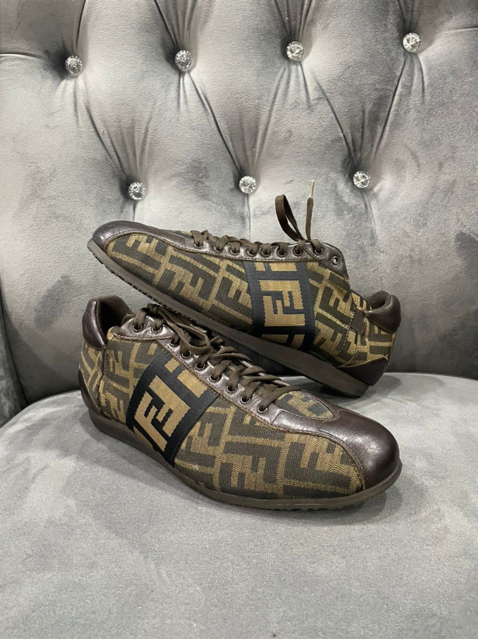 Fendi Authentic FENDI Shoes sneakers Size US 10 / EU 43 - 2 Thumbnail