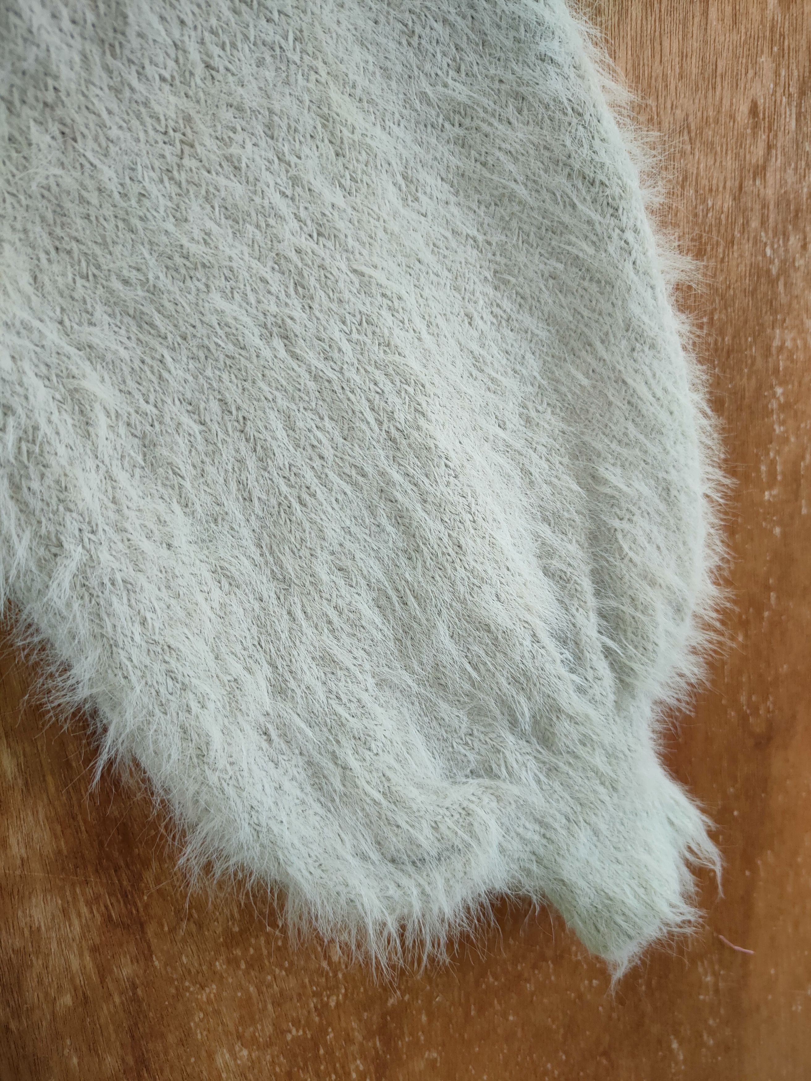 Japanese Brand DL Aix Les Bains mohair fur shag shaggy knitwear #46-491 Size US S / EU 44-46 / 1 - 7 Thumbnail