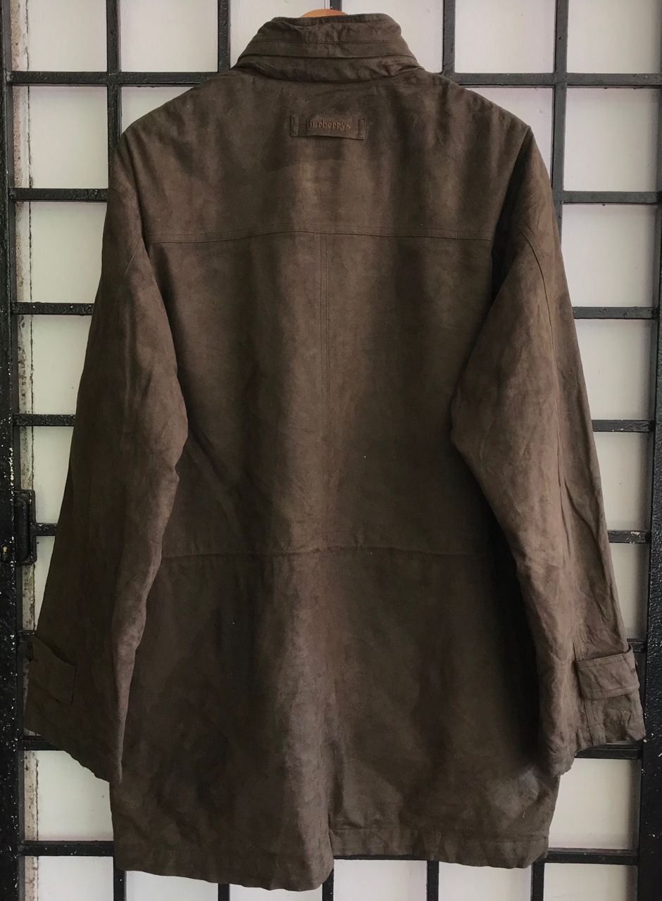 Burberry 🔥 Vintage 90's BURBERRY LONDON Velvet Coat Jacket Size US M / EU 48-50 / 2 - 6 Thumbnail