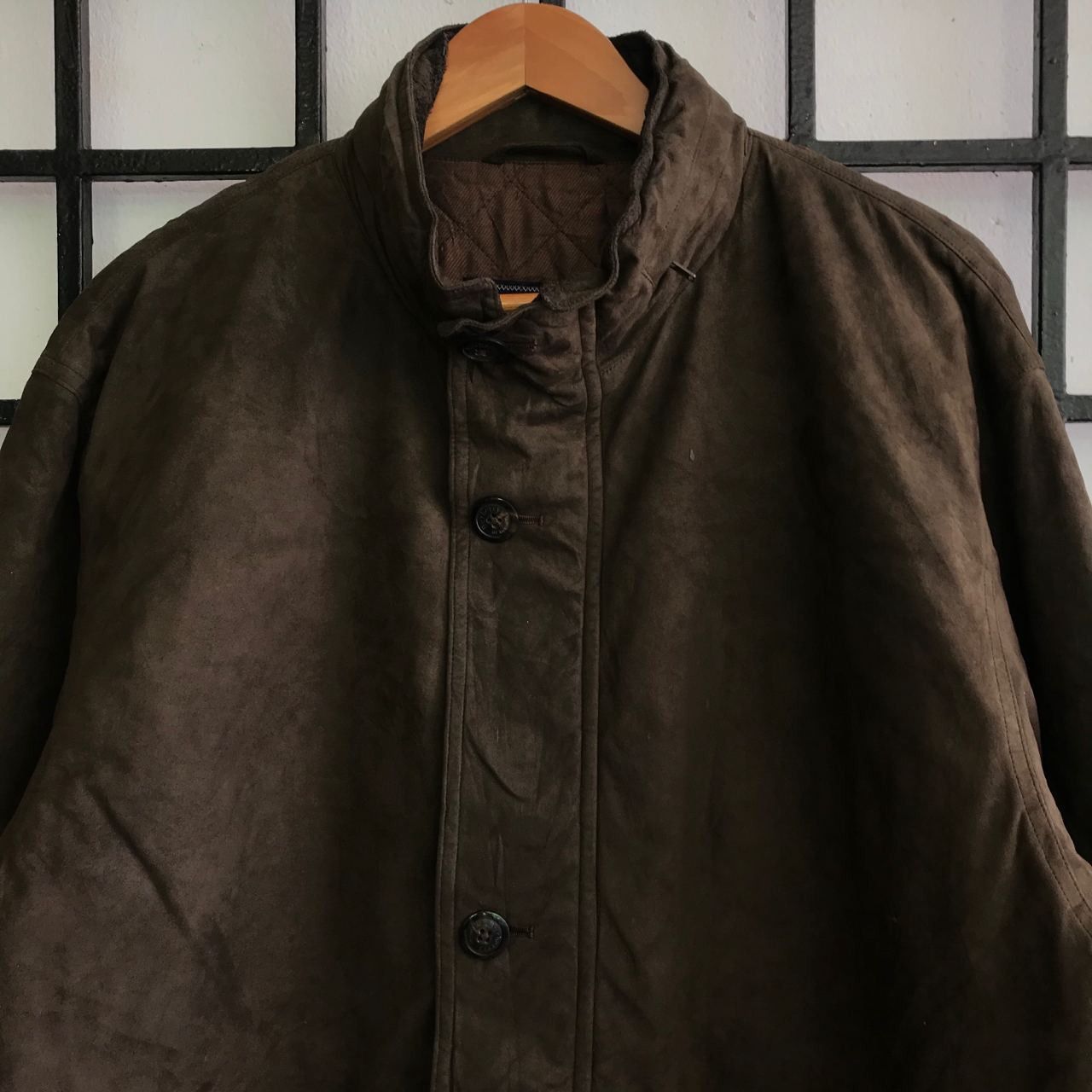 Burberry 🔥 Vintage 90's BURBERRY LONDON Velvet Coat Jacket Size US M / EU 48-50 / 2 - 2 Thumbnail