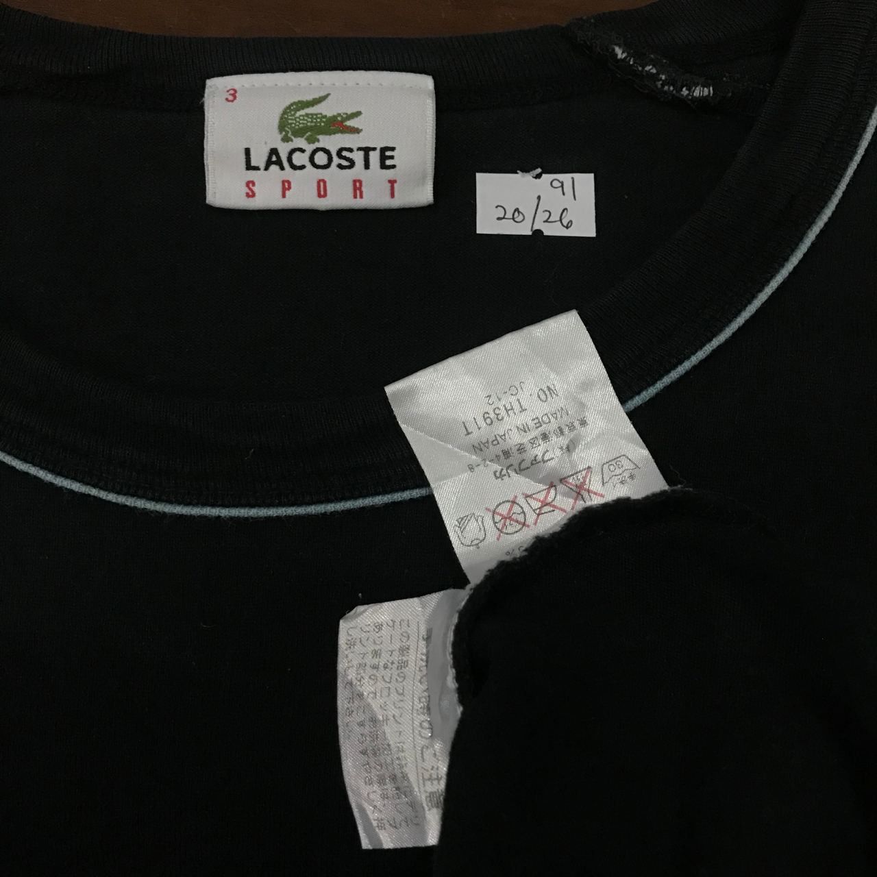 Lacoste 🔥 Vintage LACOSTE SPORT Big Logo Velvet Design T-shirt Size US M / EU 48-50 / 2 - 4 Thumbnail