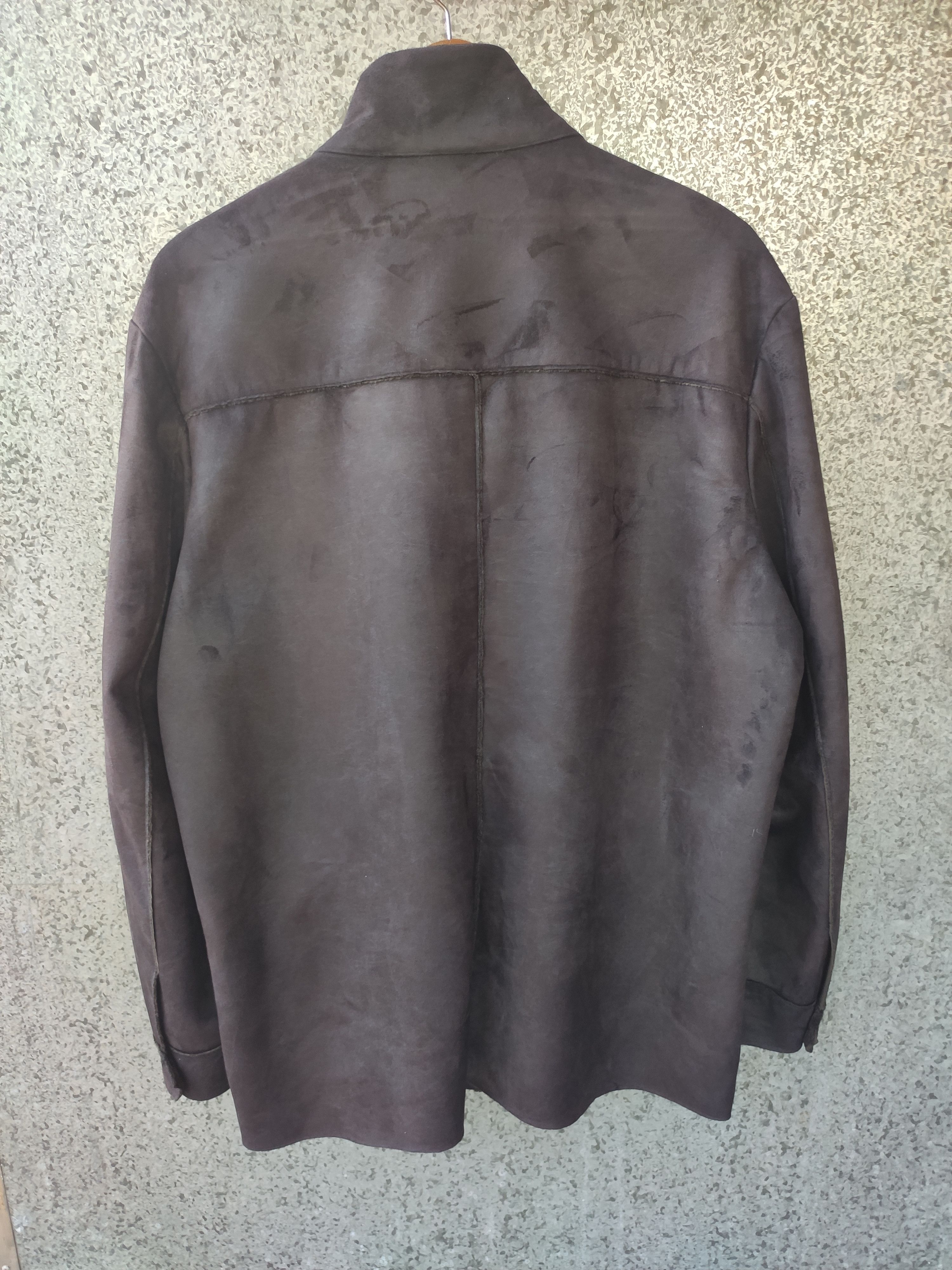 Japanese Brand Clothing jacket suede zipper Size US L / EU 52-54 / 3 - 4 Thumbnail