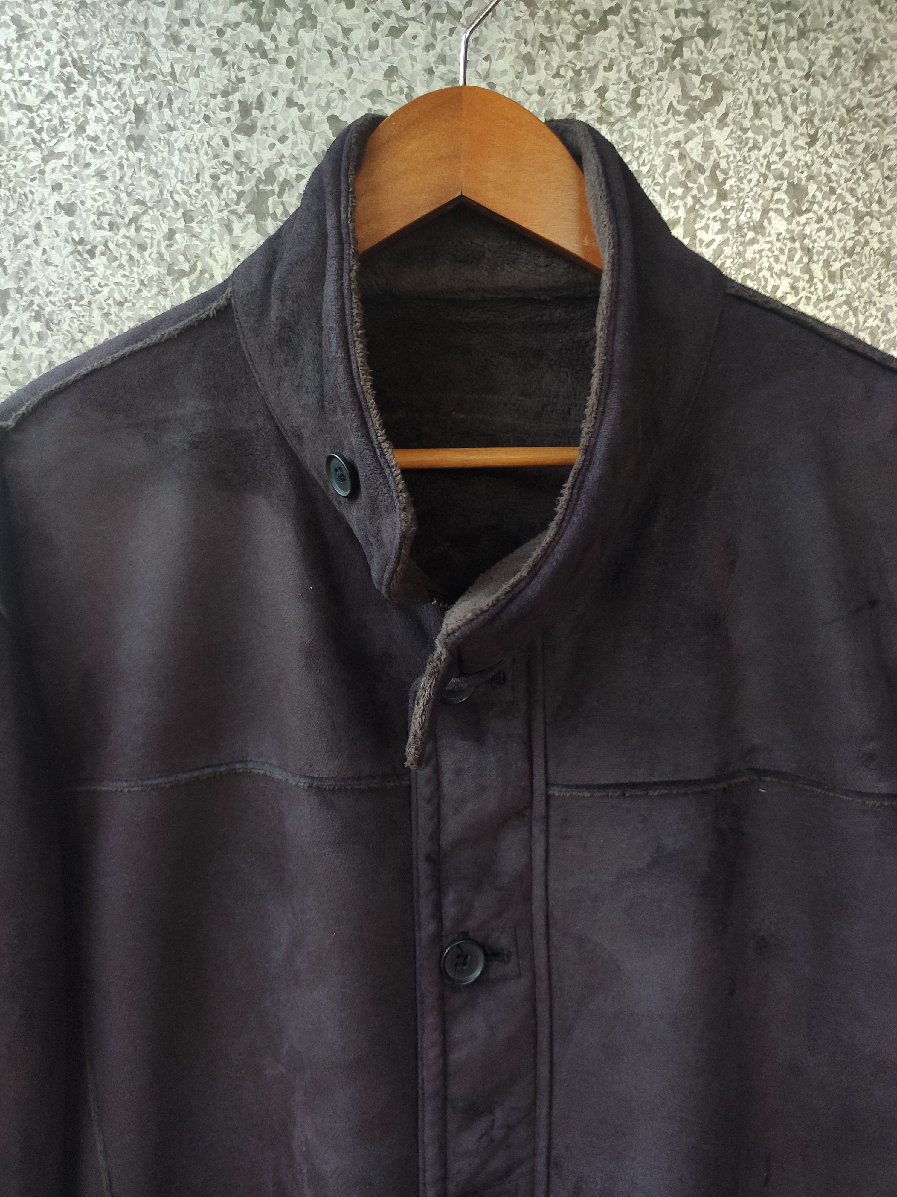 Japanese Brand Clothing jacket suede zipper Size US L / EU 52-54 / 3 - 2 Thumbnail