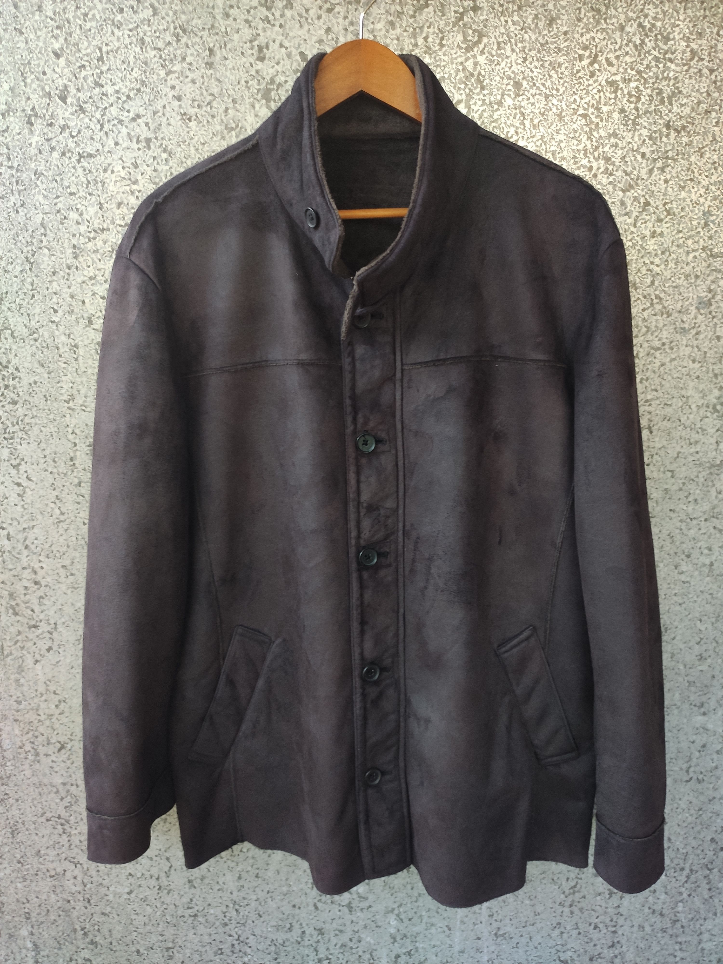 Japanese Brand Clothing jacket suede zipper Size US L / EU 52-54 / 3 - 1 Thumbnail