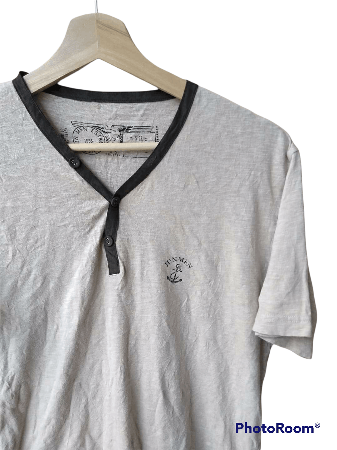 Japanese Brand Jun Men Baseball Tee Size US M / EU 48-50 / 2 - 3 Thumbnail