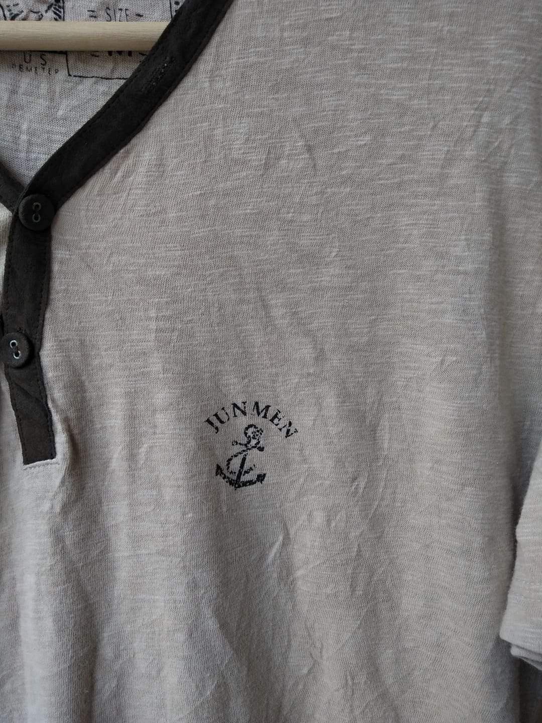 Japanese Brand Jun Men Baseball Tee Size US M / EU 48-50 / 2 - 4 Thumbnail