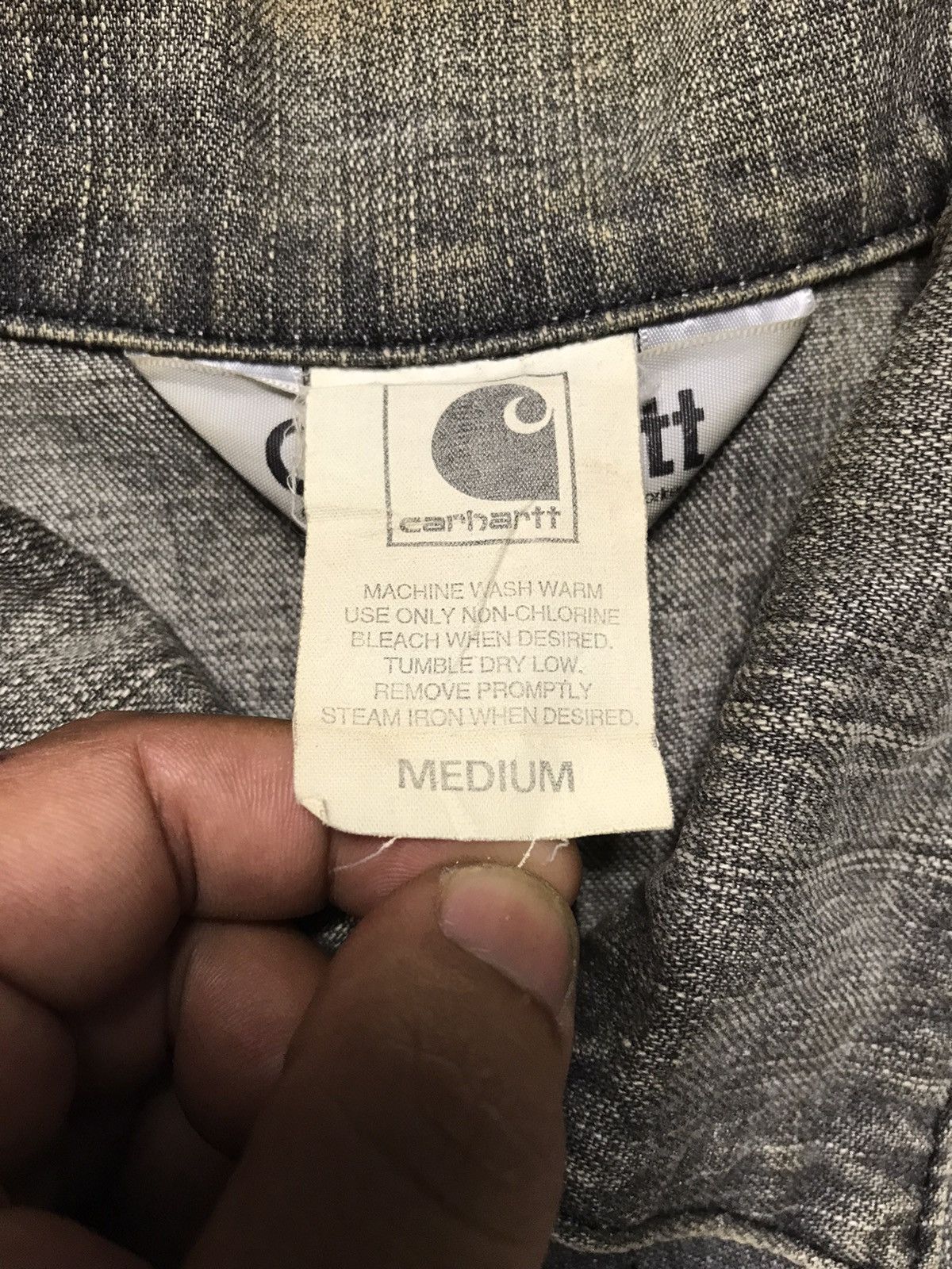 Carhartt × Vintage Carhartt Denim Worker Jacket Size US M / EU 48-50 / 2 - 6 Thumbnail