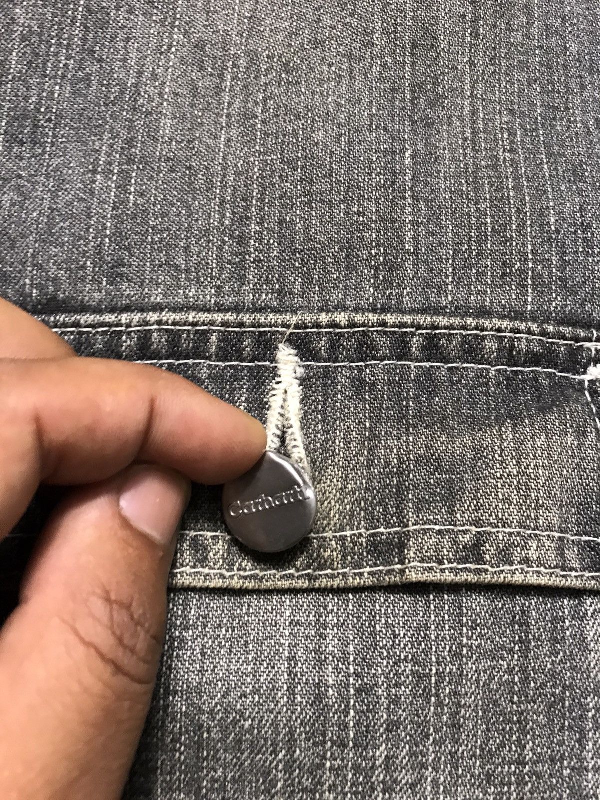 Carhartt × Vintage Carhartt Denim Worker Jacket Size US M / EU 48-50 / 2 - 5 Thumbnail
