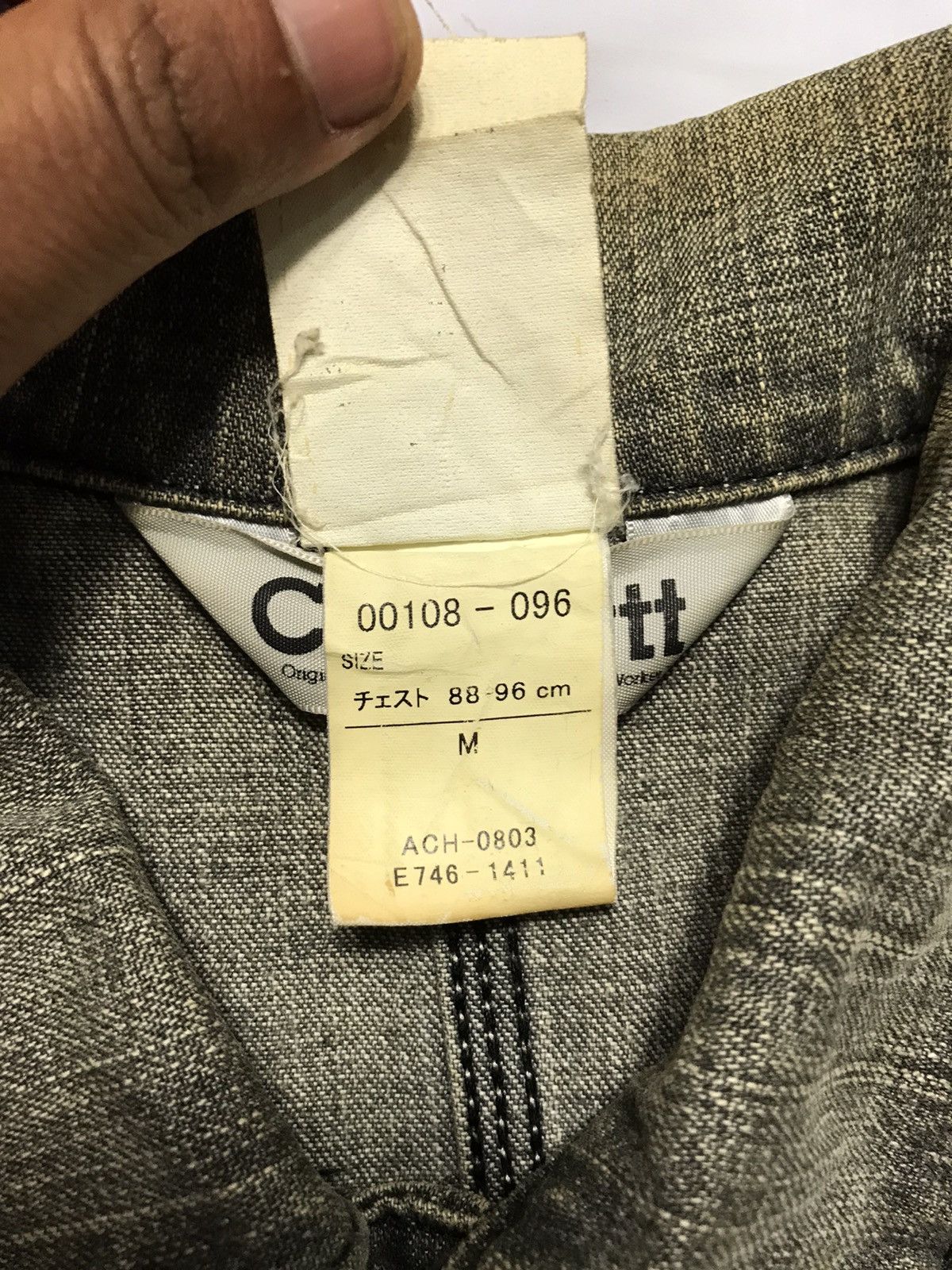 Carhartt × Vintage Carhartt Denim Worker Jacket Size US M / EU 48-50 / 2 - 7 Thumbnail