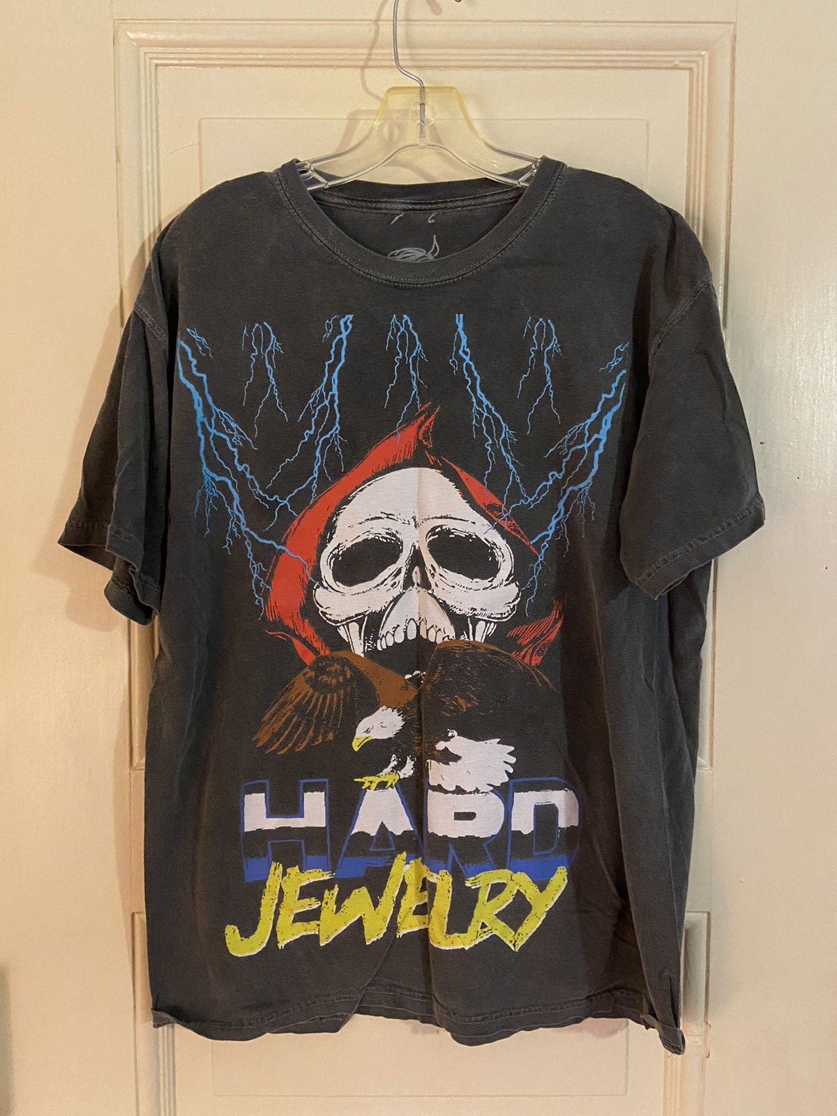 image of Vintage Hard Jewelry Discontinued Shirt in Grey, Men's (Size XL)