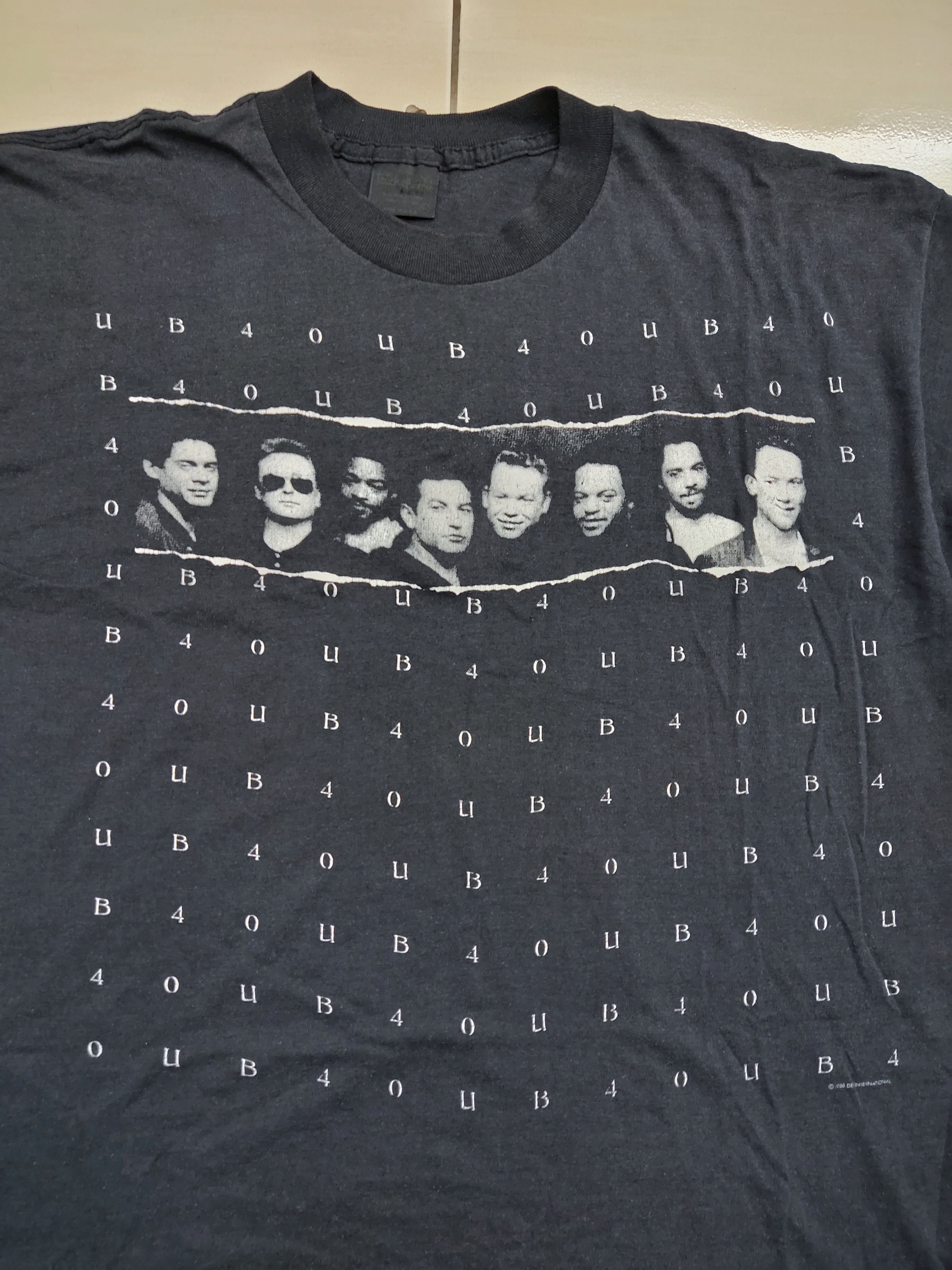 Band Tees × Vintage Rare!! Vintage UB40 80's World Tour T-Shirt Size US XL / EU 56 / 4 - 1 Thumbnail