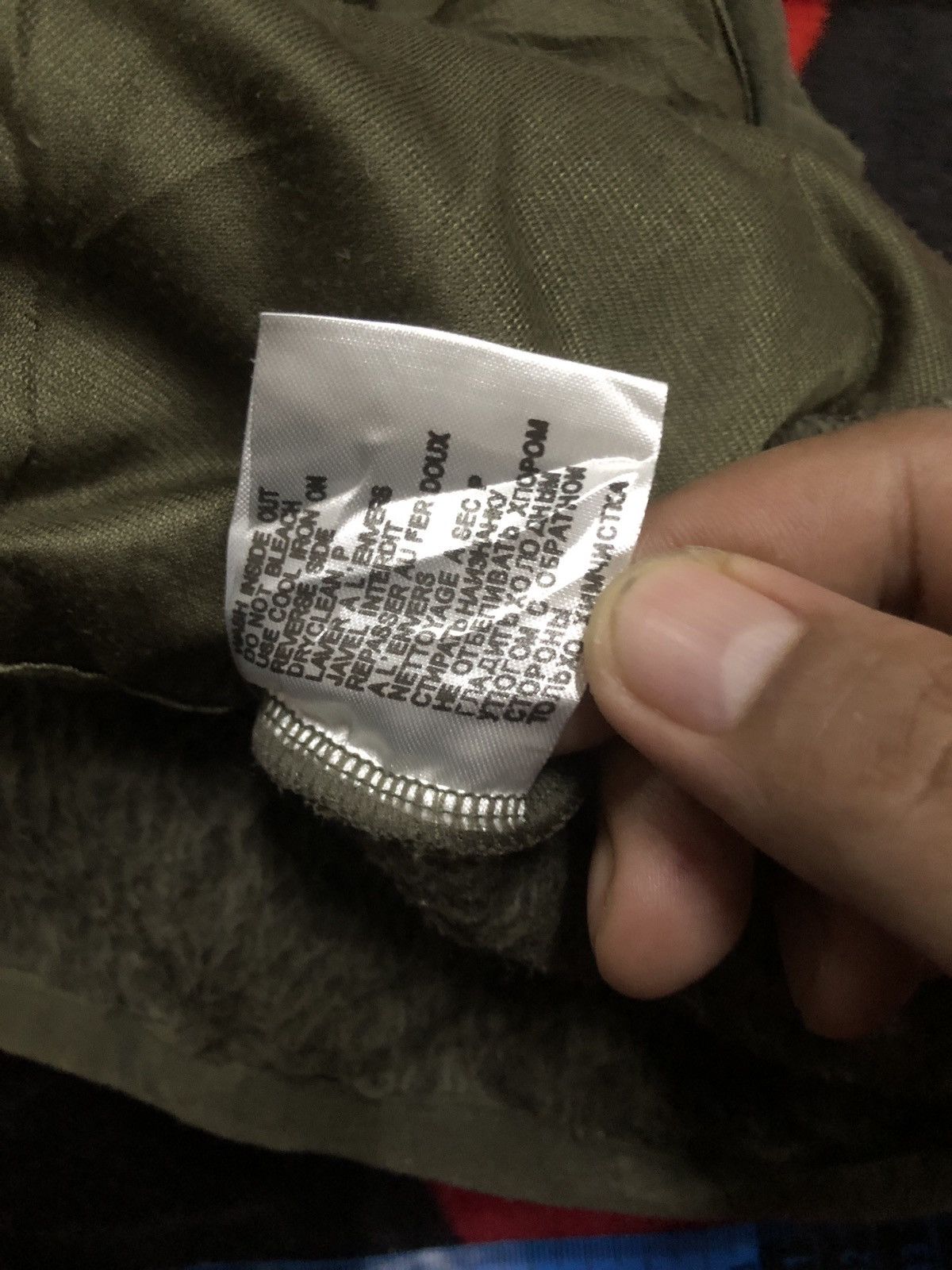 Japanese Brand Attention 328099 Olive Green Sherpa Fleece Vest – Outdoor Size US L / EU 52-54 / 3 - 6 Thumbnail