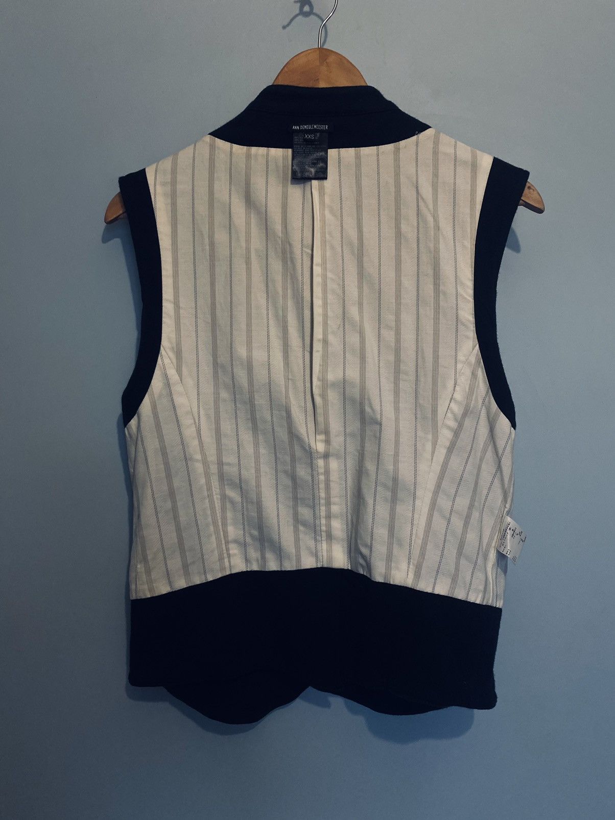 Ann Demeulemeester Navy admiral vest S-M Size 48S - 7 Thumbnail