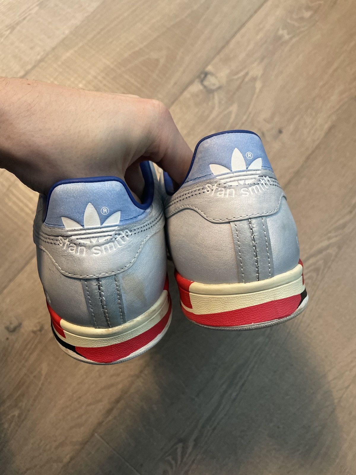Adidas × Raf Simons × Raf by Raf Simons Raf Simons x Micropacer Stan Trompe Loeil Trompe L'oeil Size US 12.5 / EU 45-46 - 4 Thumbnail
