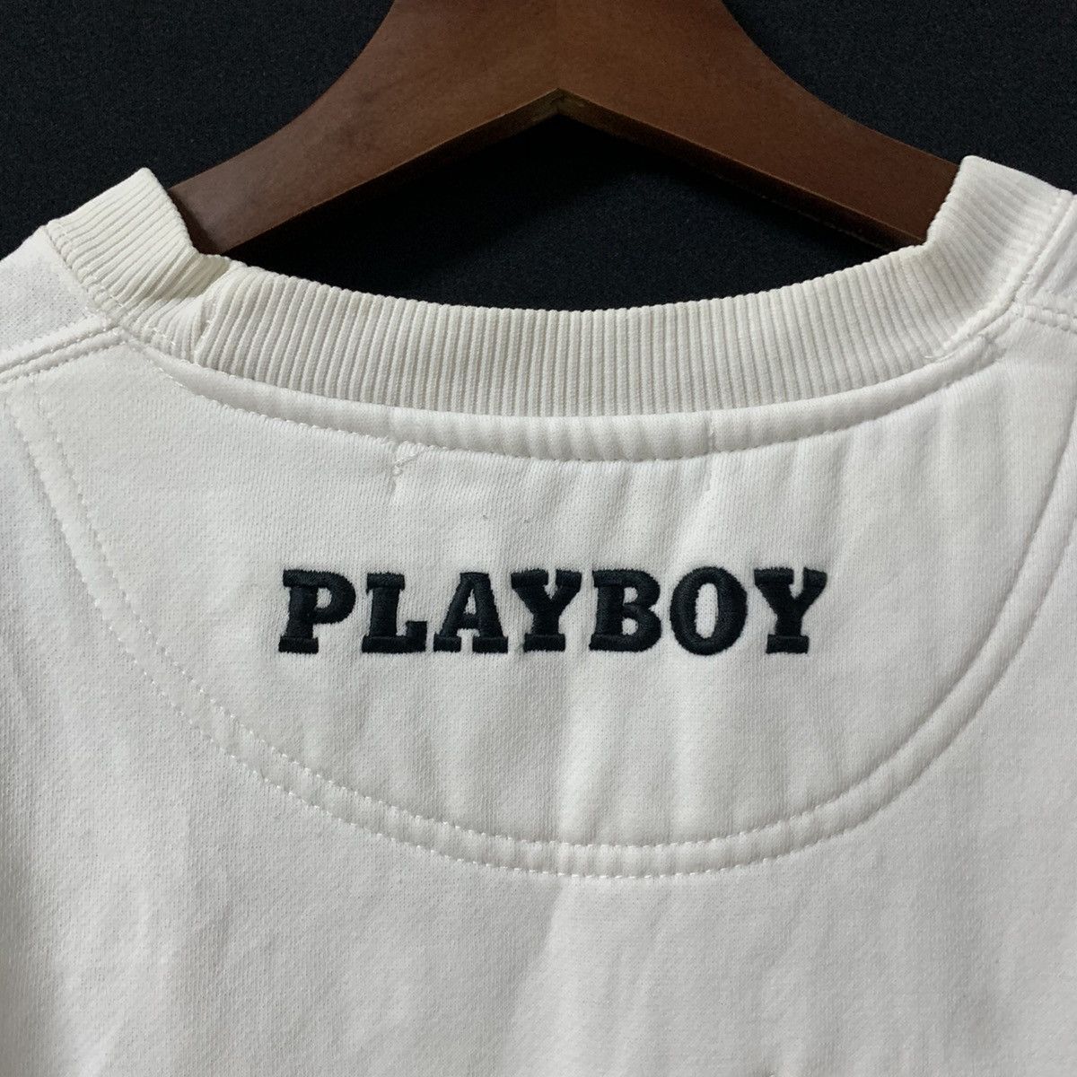 Playboy × Vintage 90s Playboy Big Logo Crewneck Sweater Size US M / EU 48-50 / 2 - 10 Thumbnail