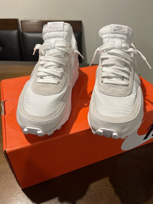 ld waffle white nylon