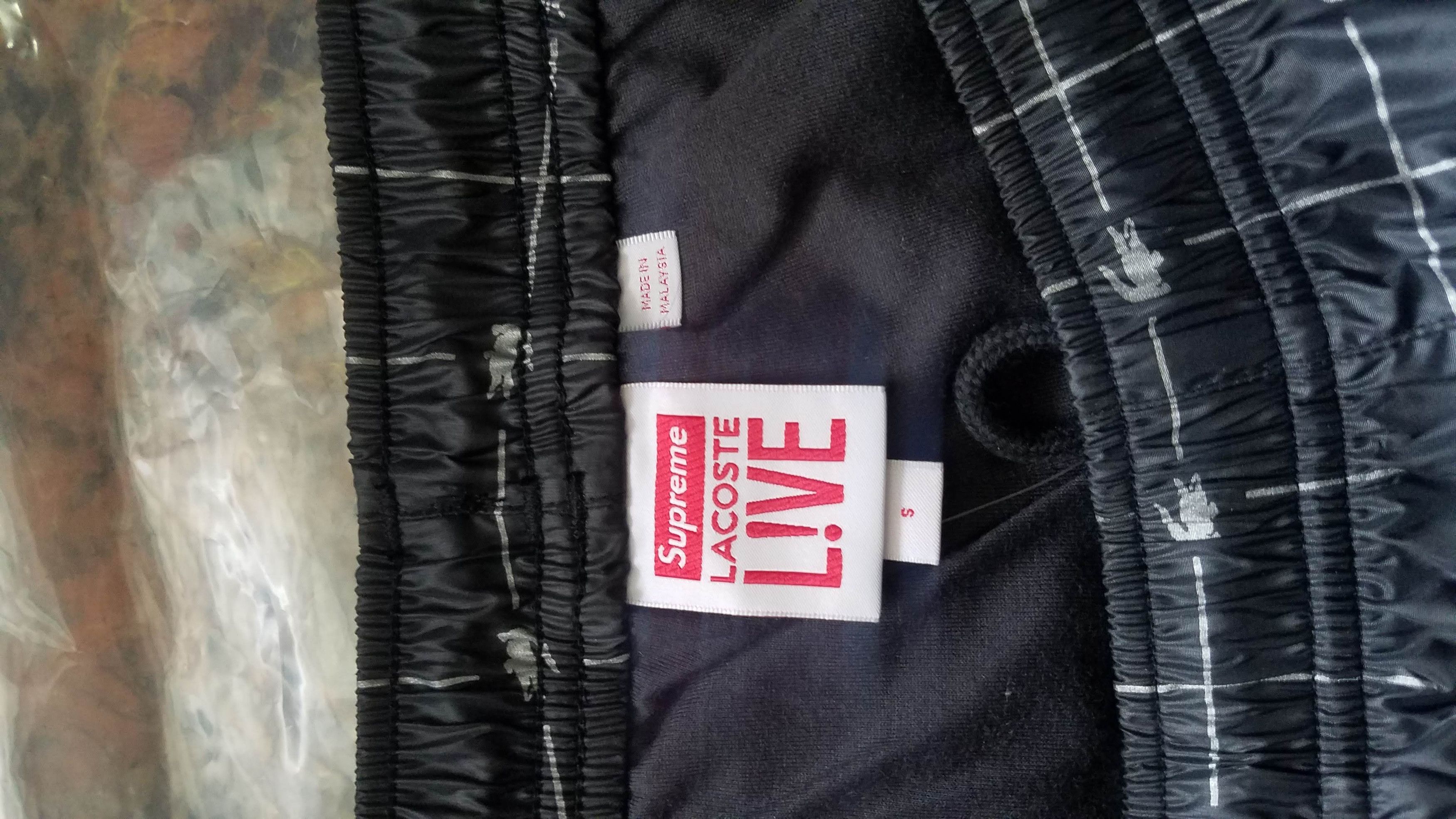 Supreme Supreme/LACOSTE Reflective Grid Nylon Track Pant Size US 30 / EU 46 - 2 Thumbnail