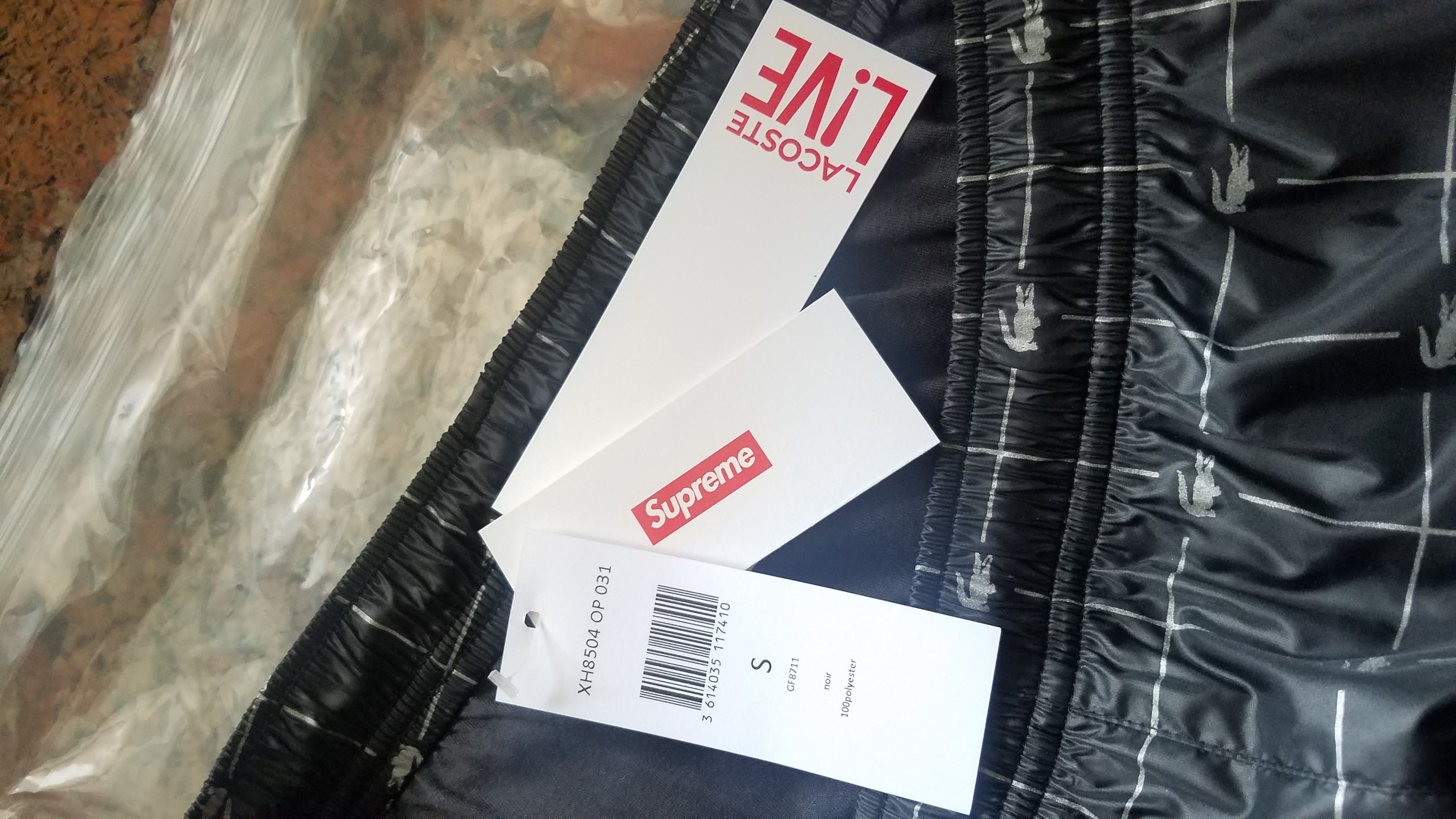 Supreme Supreme/LACOSTE Reflective Grid Nylon Track Pant Size US 30 / EU 46 - 3 Thumbnail