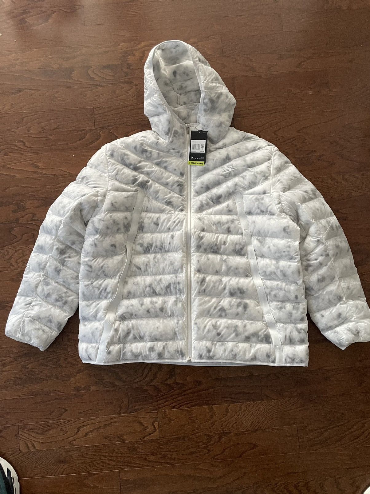 Puffer Jacket Nike Marble Ecodown Nike Women's Marble EcoDown Long