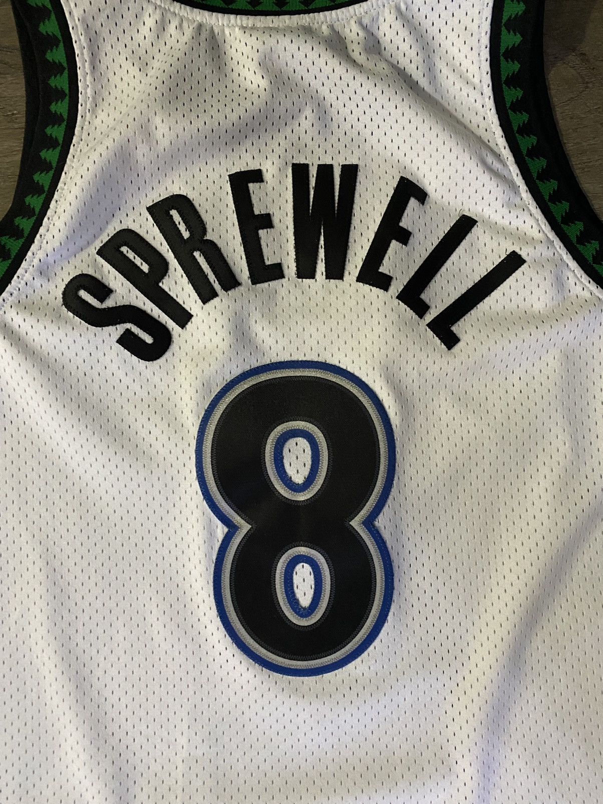 Vintage top Latrell Sprewell Timberwolves Reebok Jersey XXL