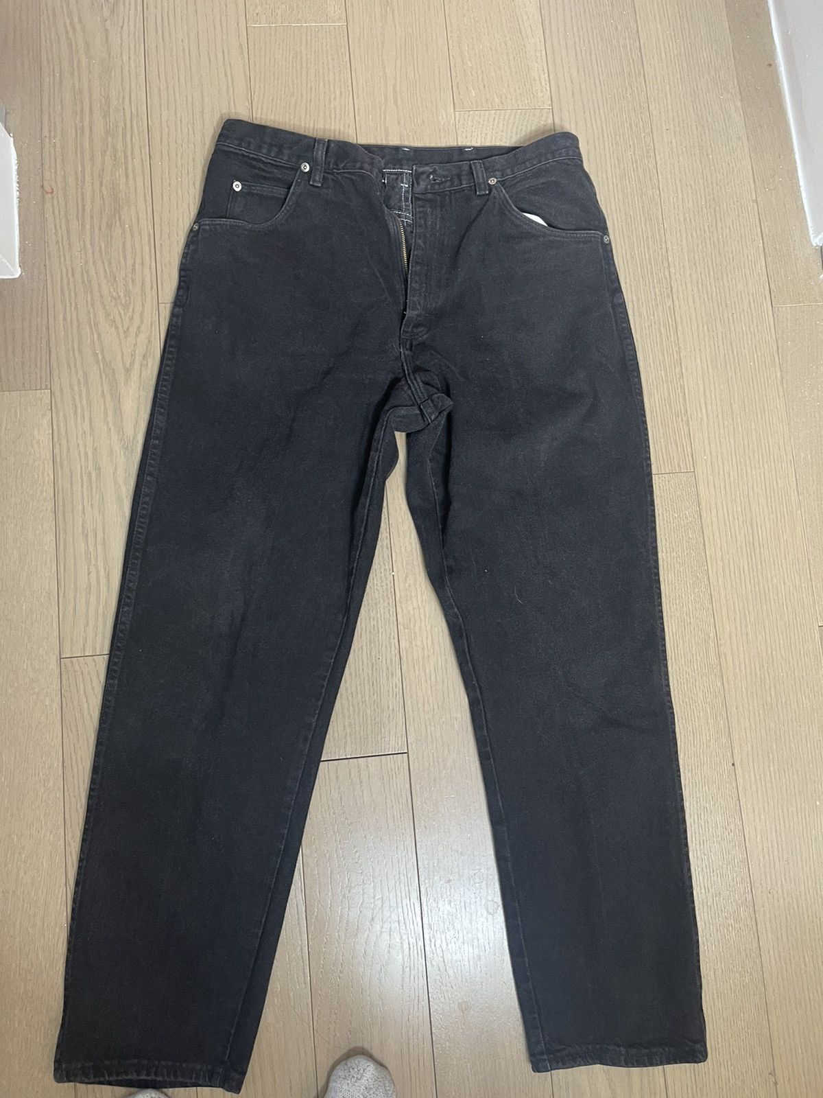 Vintage Vintage Dark Washed Denim Jeans Size US 34 / EU 50 - 5 Thumbnail