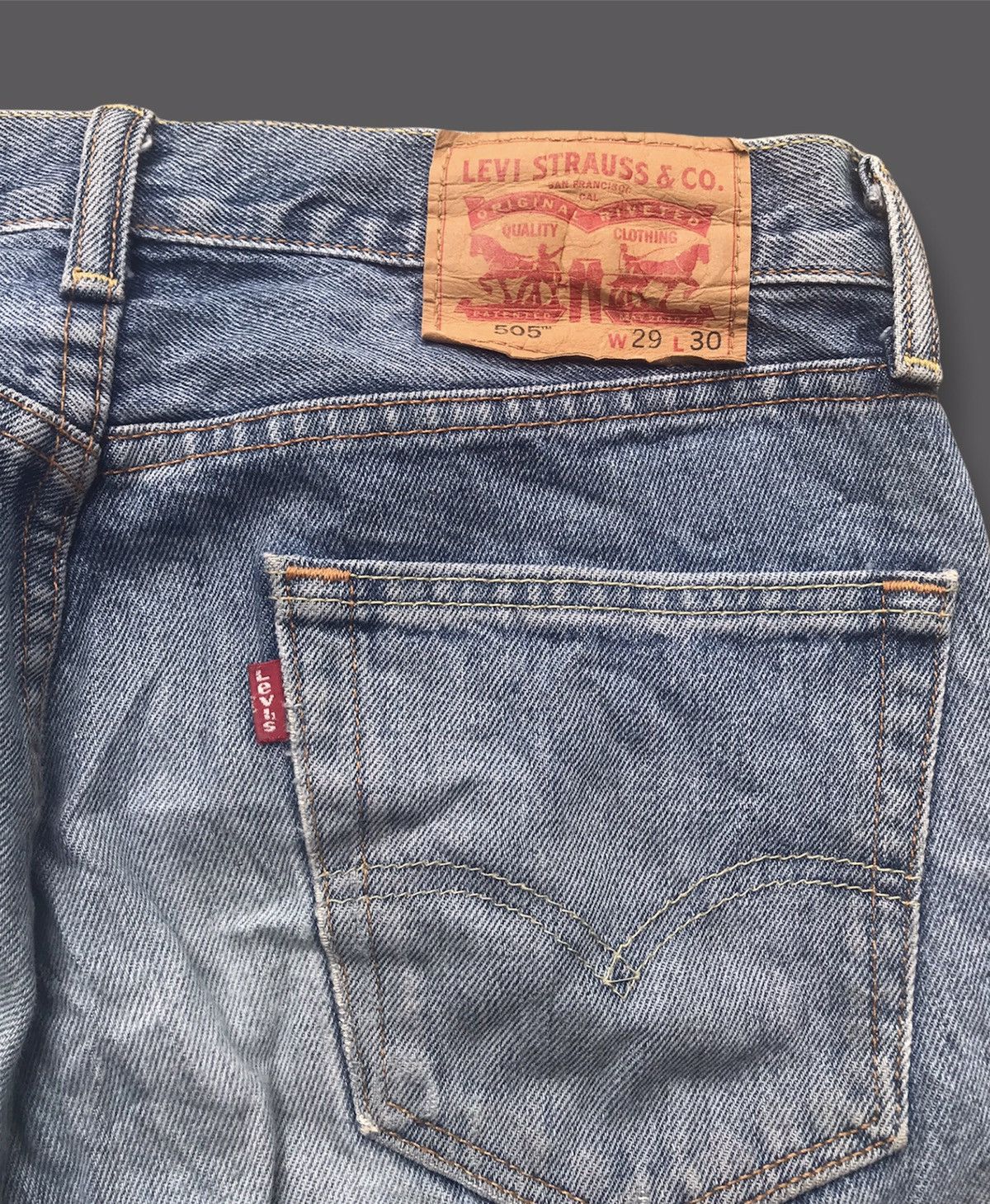 Levi's VTG LEVIS 505 DISTRESSED AND AGING DENIM JEANS W30 Size US 30 / EU 46 - 9 Thumbnail
