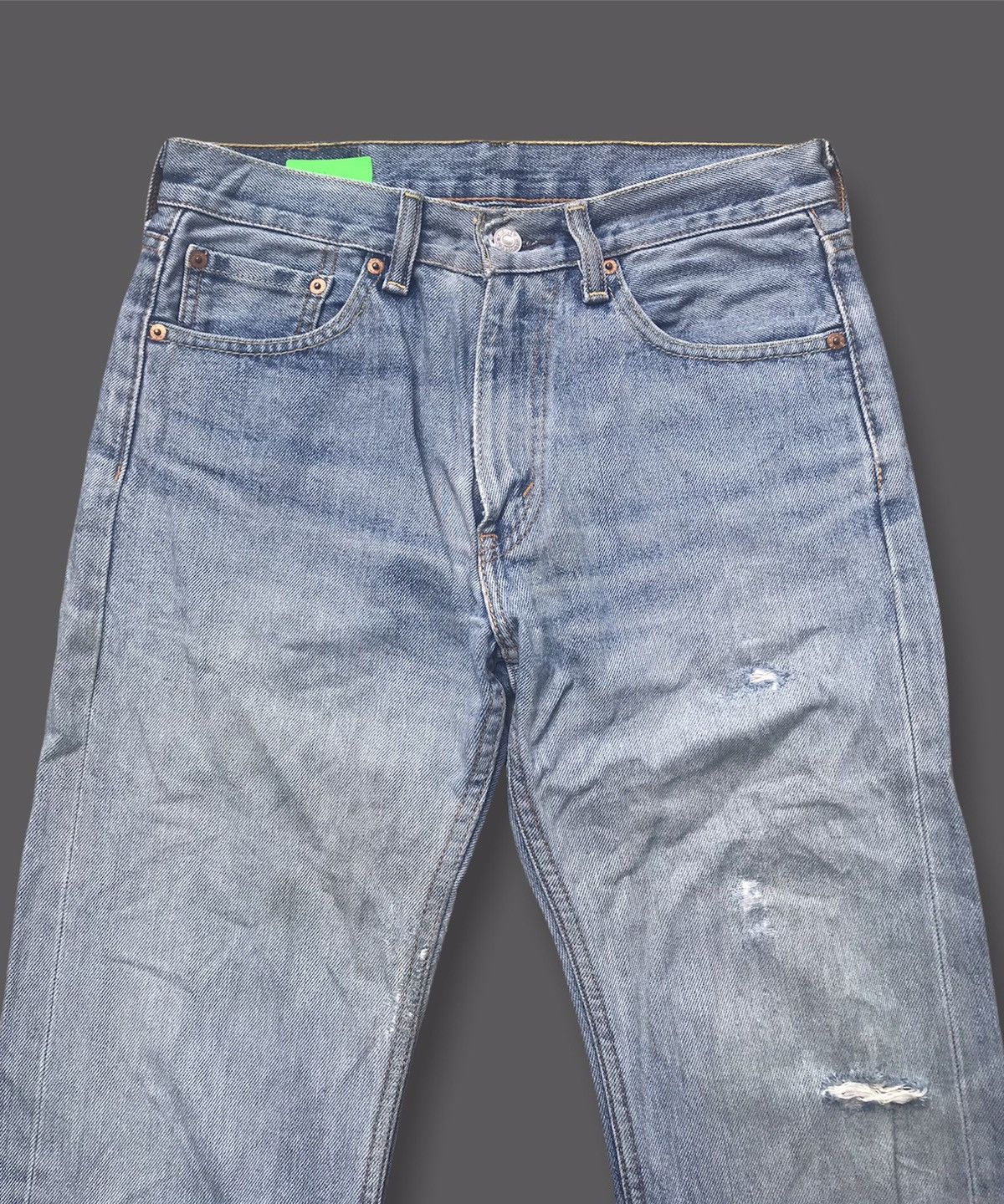Levi's VTG LEVIS 505 DISTRESSED AND AGING DENIM JEANS W30 Size US 30 / EU 46 - 7 Thumbnail