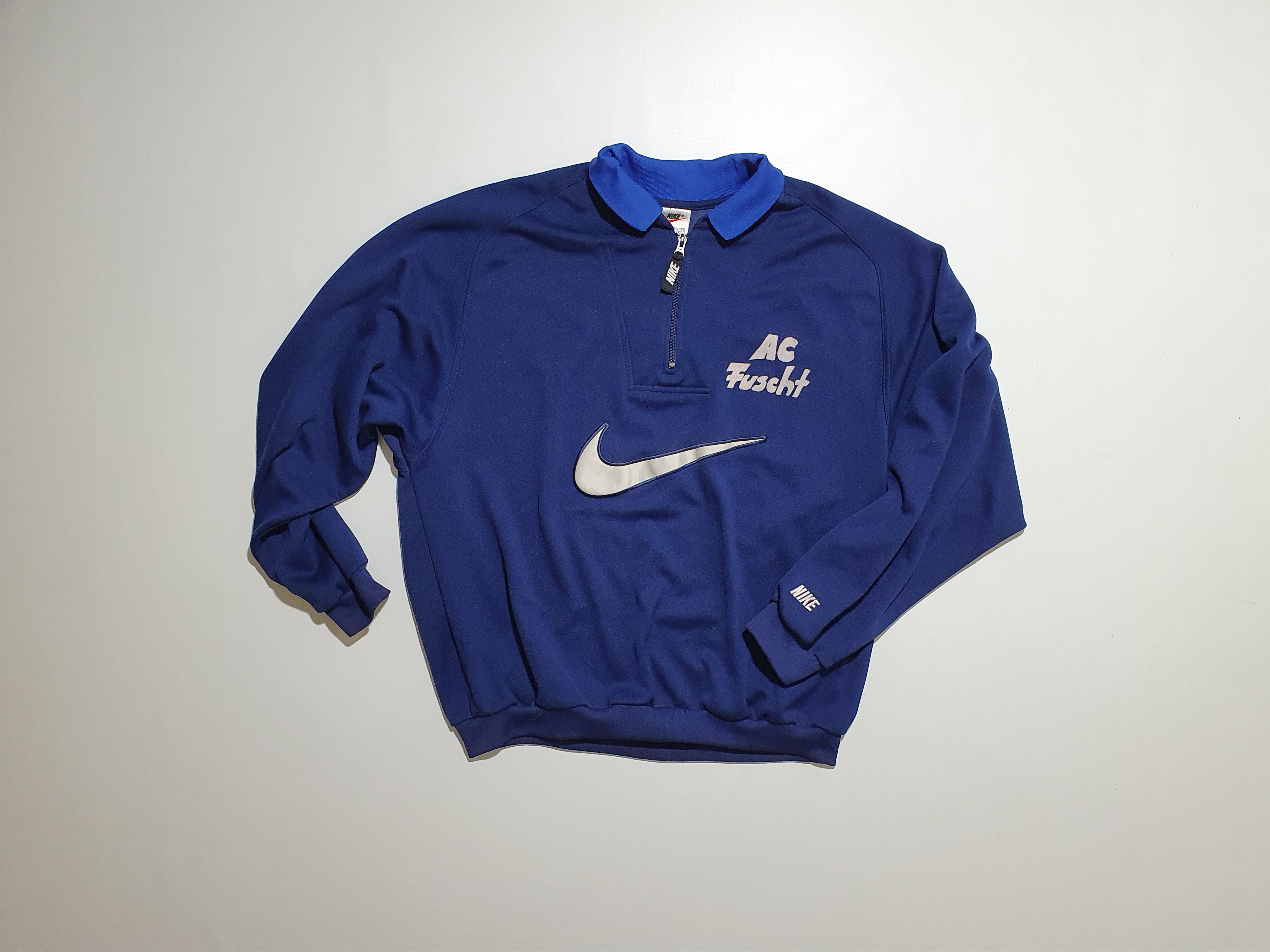 Nike Rare NIKE Central Swoosh Half Zip Travis Scott Sweatshirt Size US L / EU 52-54 / 3 - 3 Thumbnail