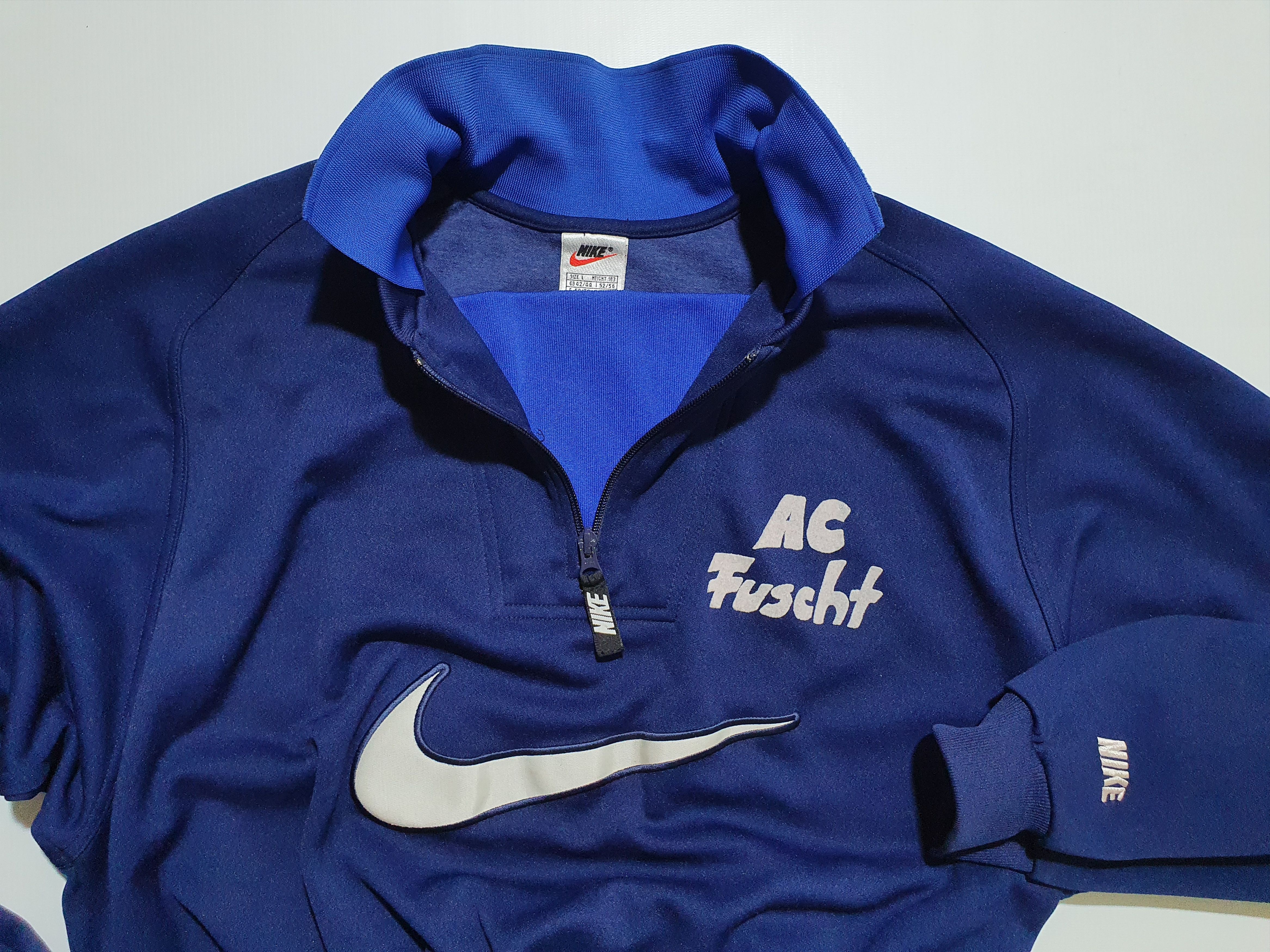 Nike Rare NIKE Central Swoosh Half Zip Travis Scott Sweatshirt Size US L / EU 52-54 / 3 - 8 Thumbnail