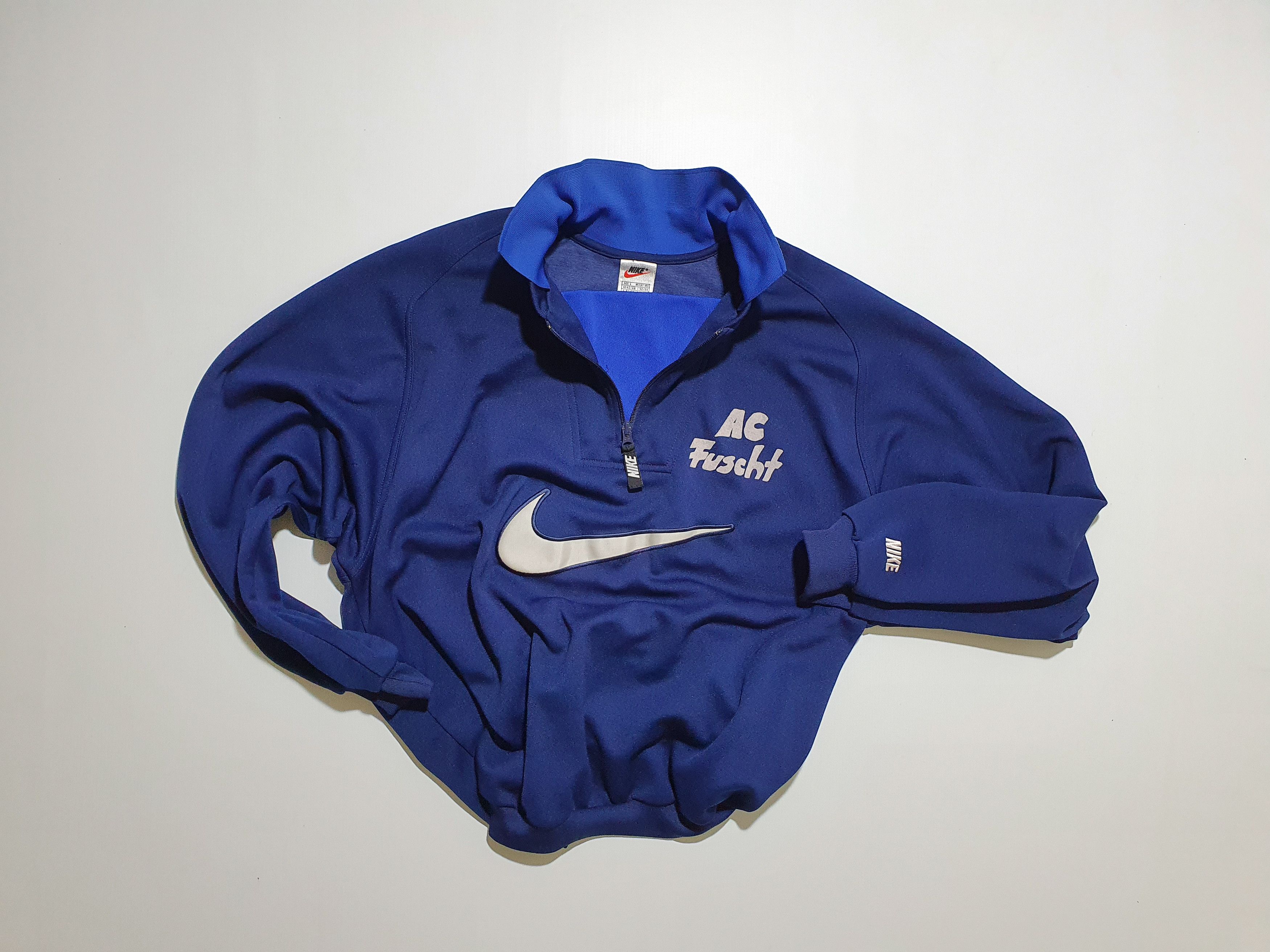 Nike Rare NIKE Central Swoosh Half Zip Travis Scott Sweatshirt Size US L / EU 52-54 / 3 - 17 Thumbnail