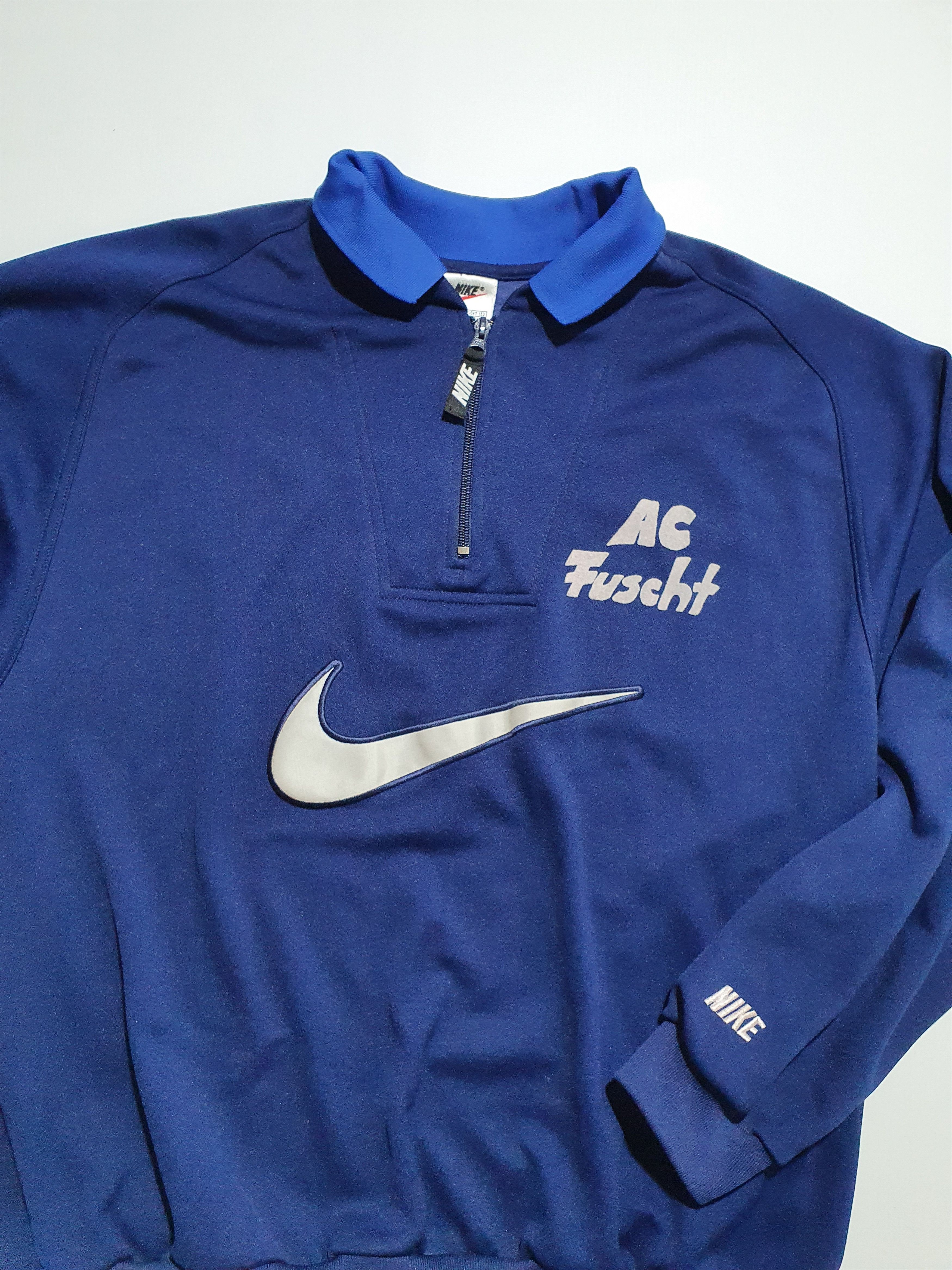 Nike Rare NIKE Central Swoosh Half Zip Travis Scott Sweatshirt Size US L / EU 52-54 / 3 - 6 Thumbnail