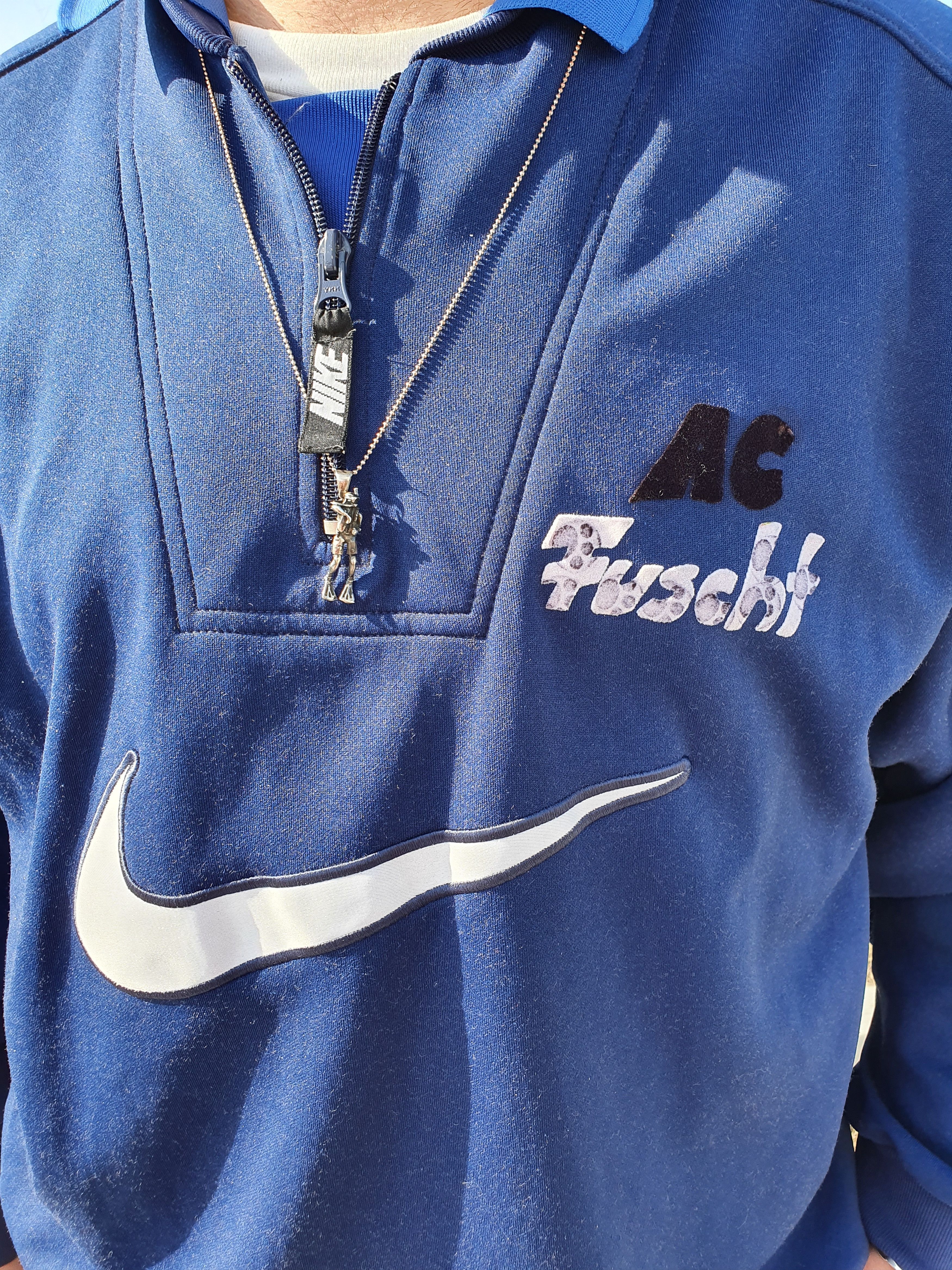 Nike Rare NIKE Central Swoosh Half Zip Travis Scott Sweatshirt Size US L / EU 52-54 / 3 - 5 Thumbnail
