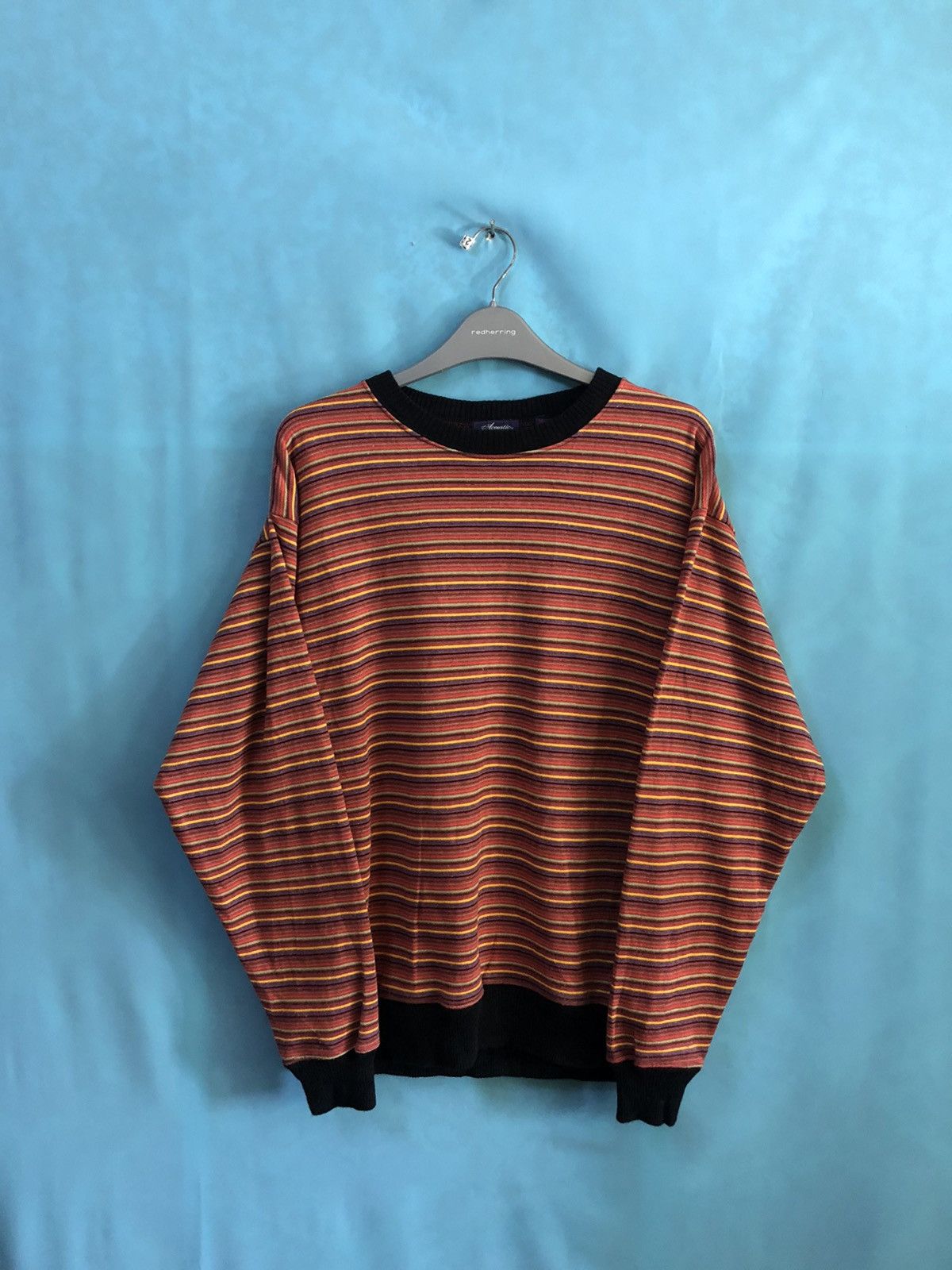 Japanese Brand acoustic striped wool #A1 Size US M / EU 48-50 / 2 - 1 Thumbnail