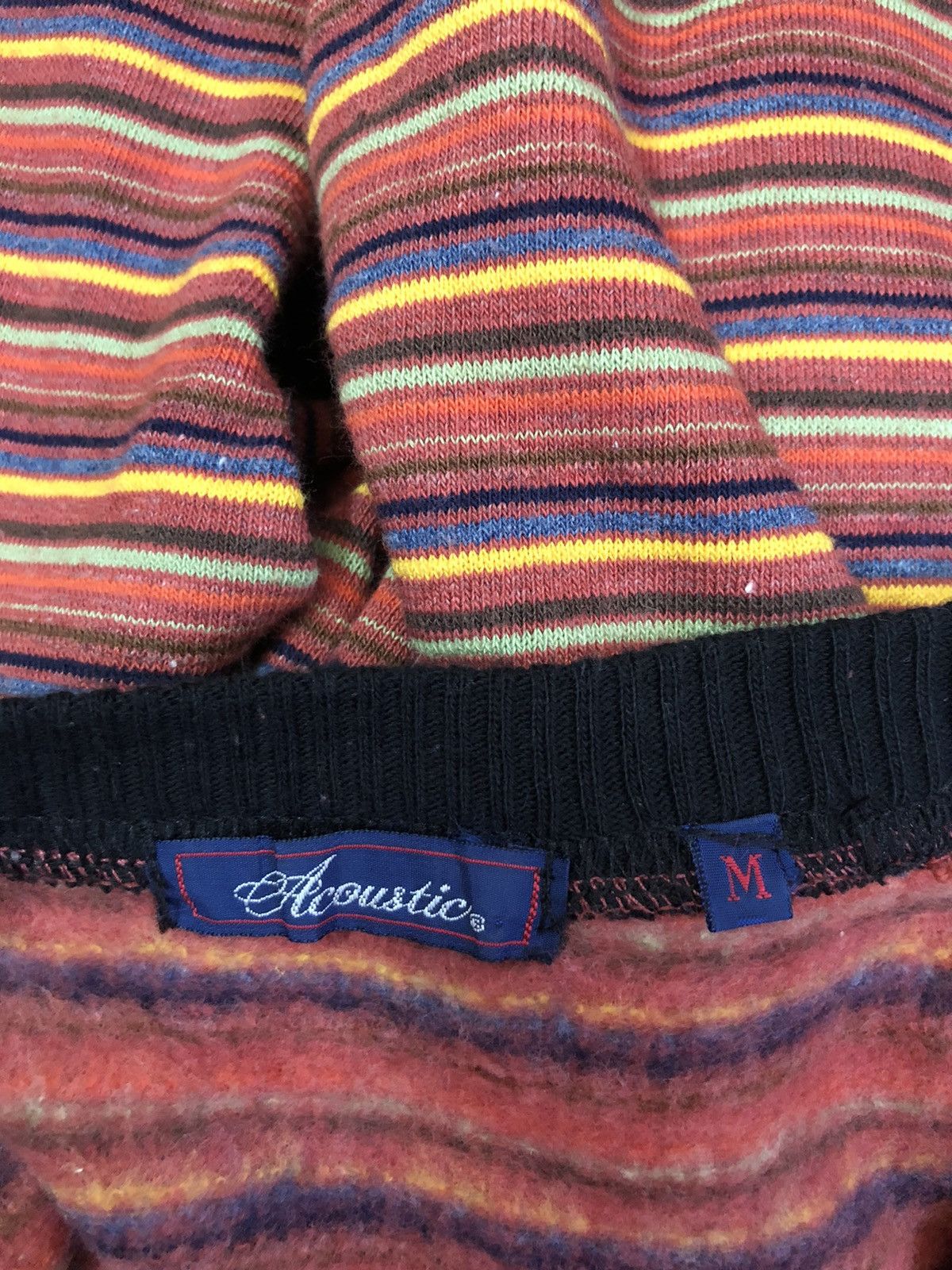 Japanese Brand acoustic striped wool #A1 Size US M / EU 48-50 / 2 - 5 Thumbnail