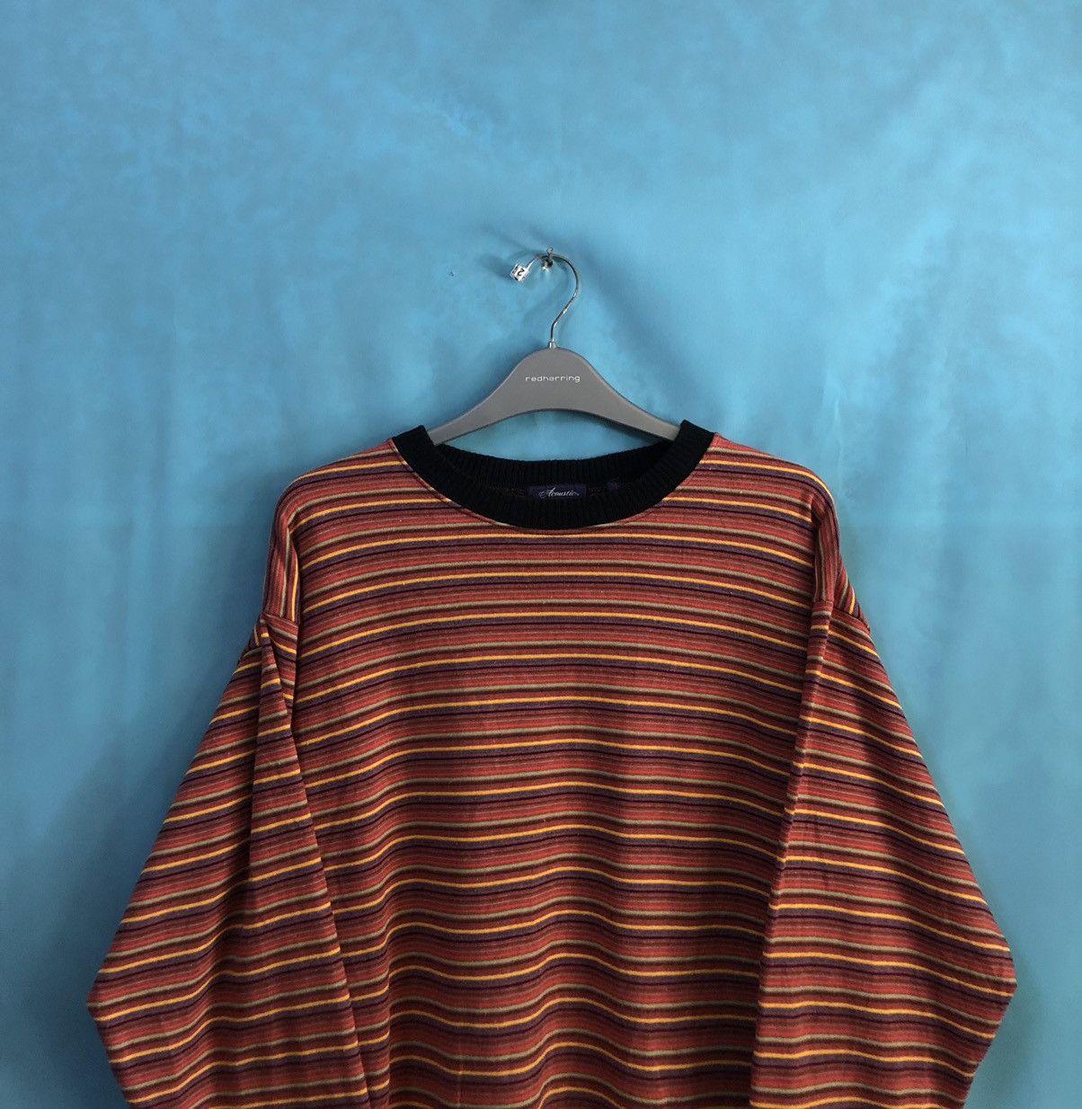 Japanese Brand acoustic striped wool #A1 Size US M / EU 48-50 / 2 - 2 Thumbnail